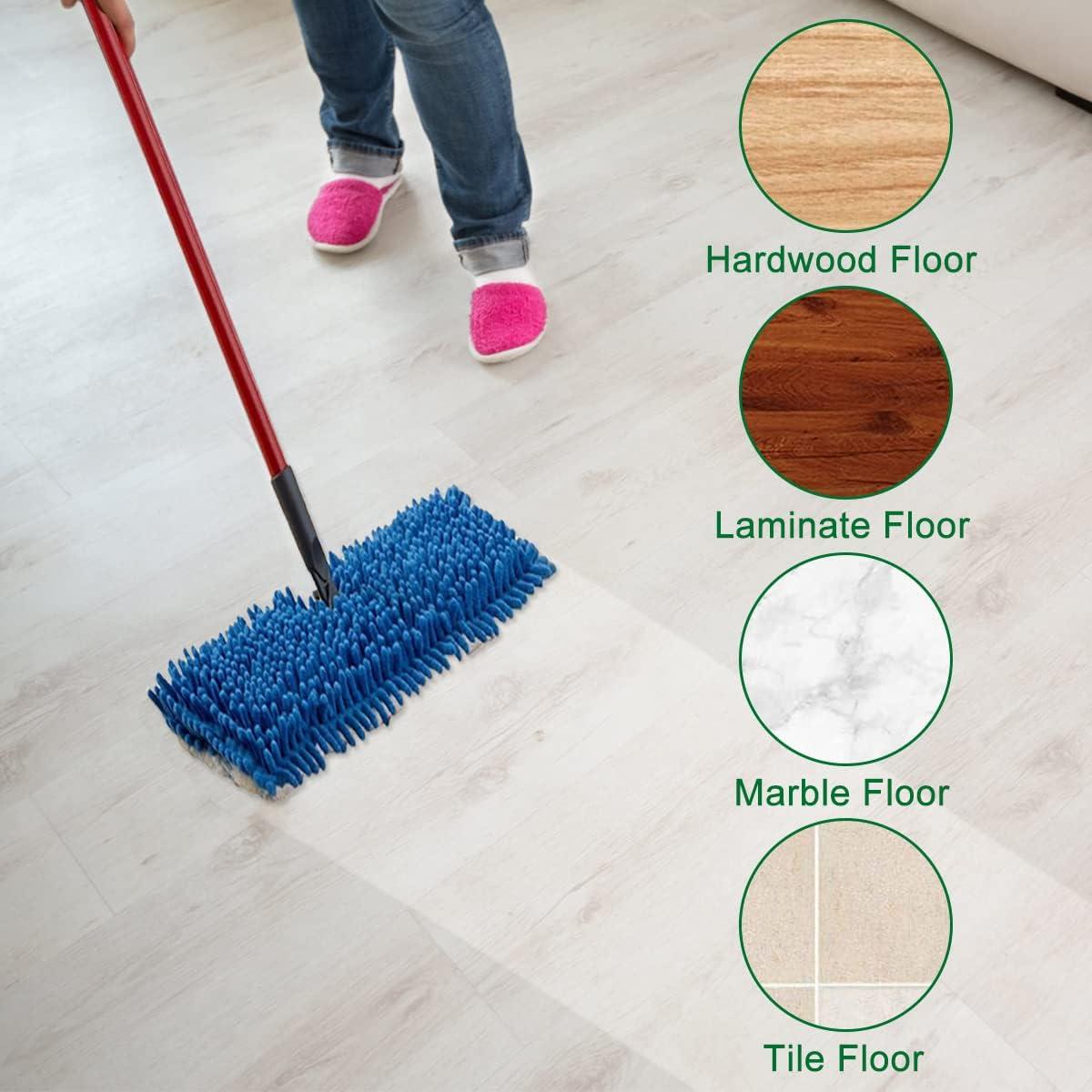 Almohadillas de Mopa Lavables Diteje 4 Piezas Microfibra