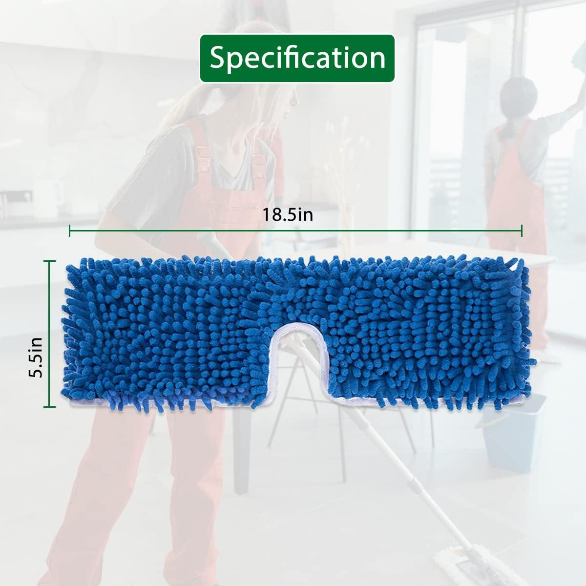 Almohadillas de Mopa Lavables Diteje 4 Piezas Microfibra