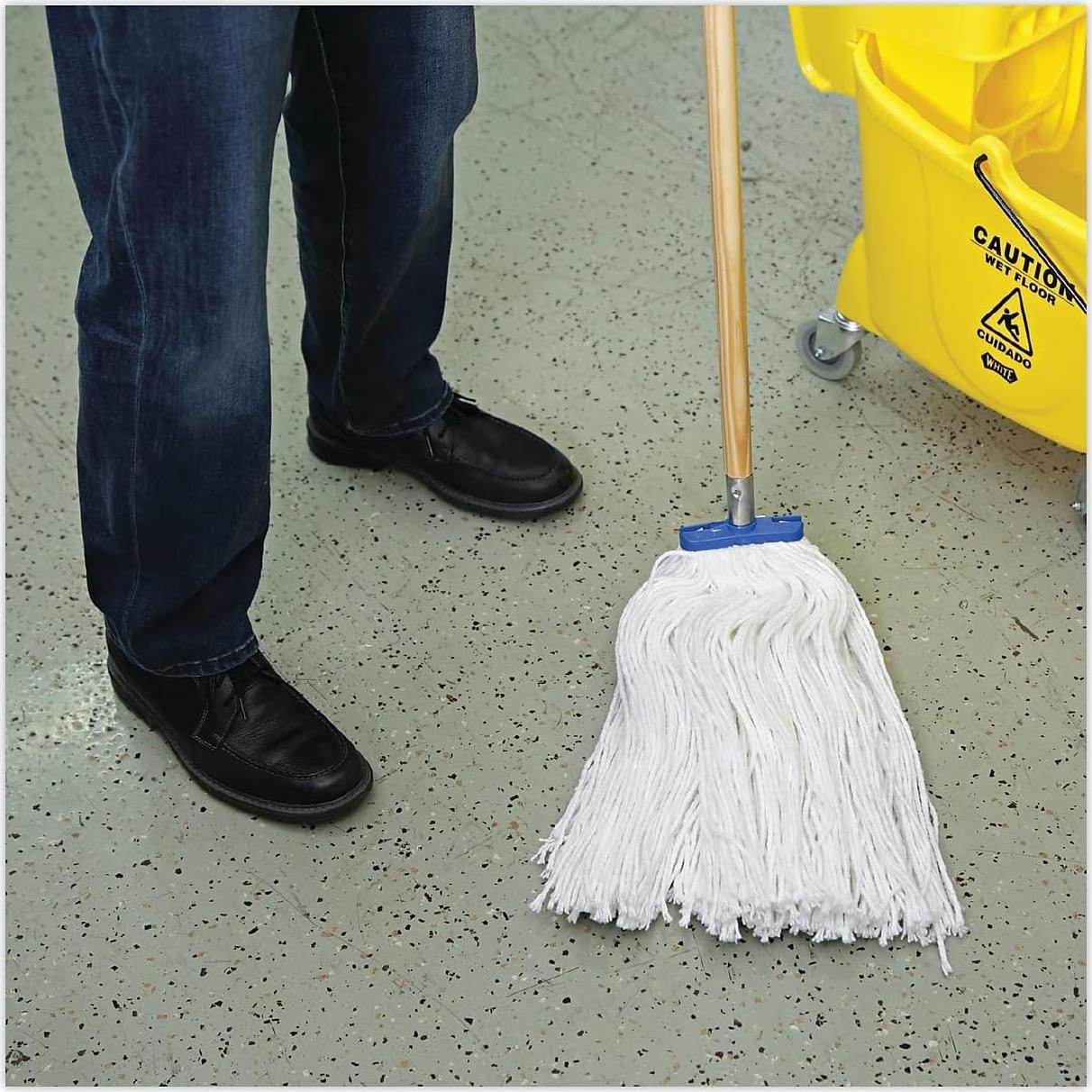 Cabezal de Mopa Húmeda UNISAN 724REA, 680g, Blanco