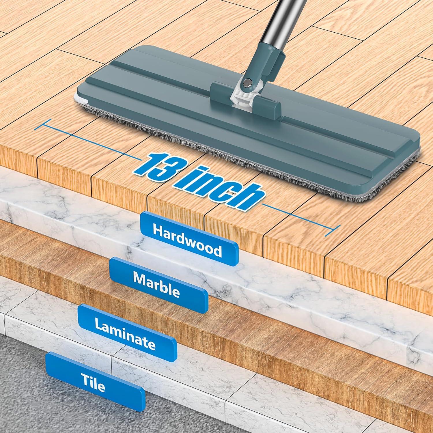 Almohadillas de Mopa de Microfibra Aifacay 33 cm - Paquete de 6