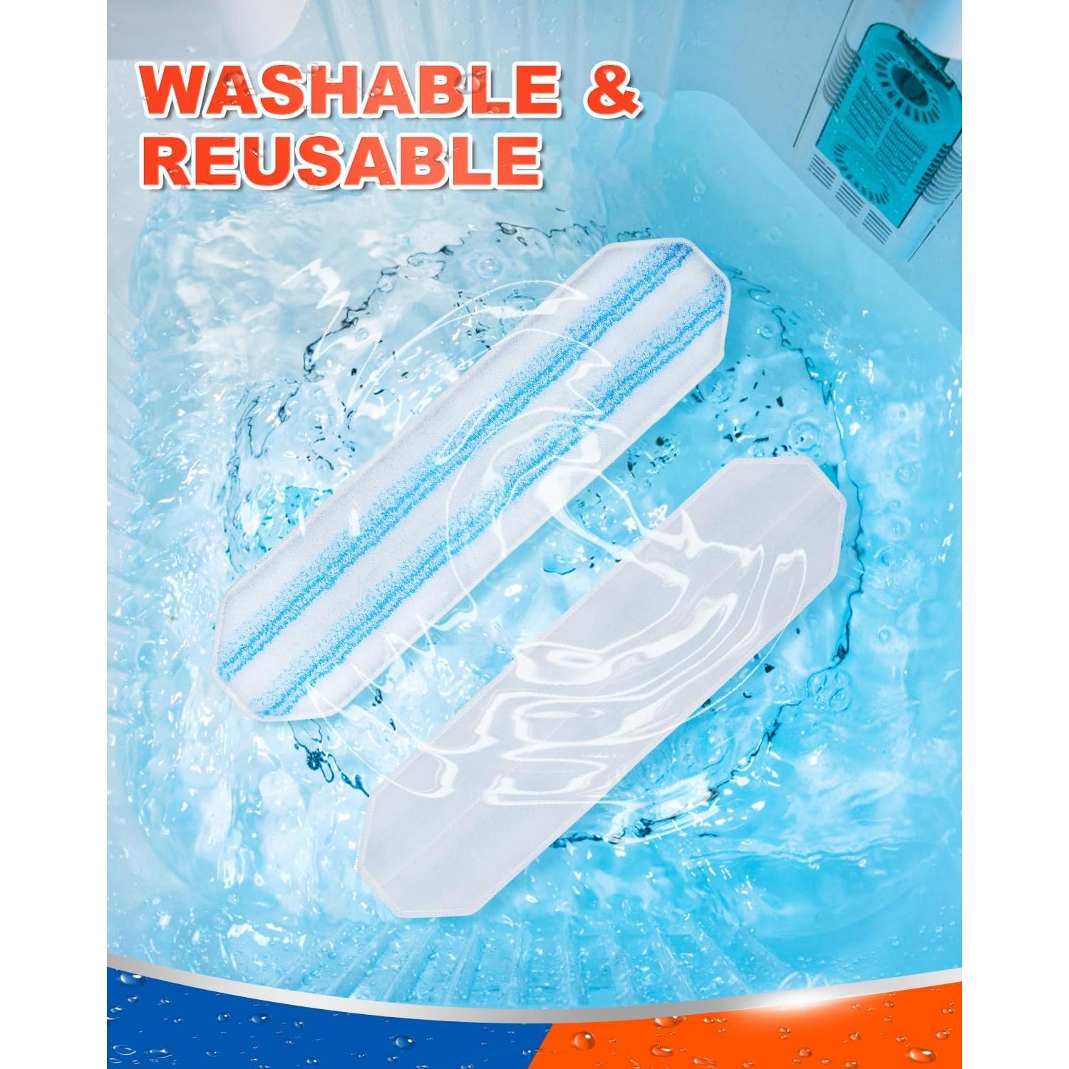 Paños de Mopa Reemplazo DR DAPPER H2prO Microfibra 4 Pzas