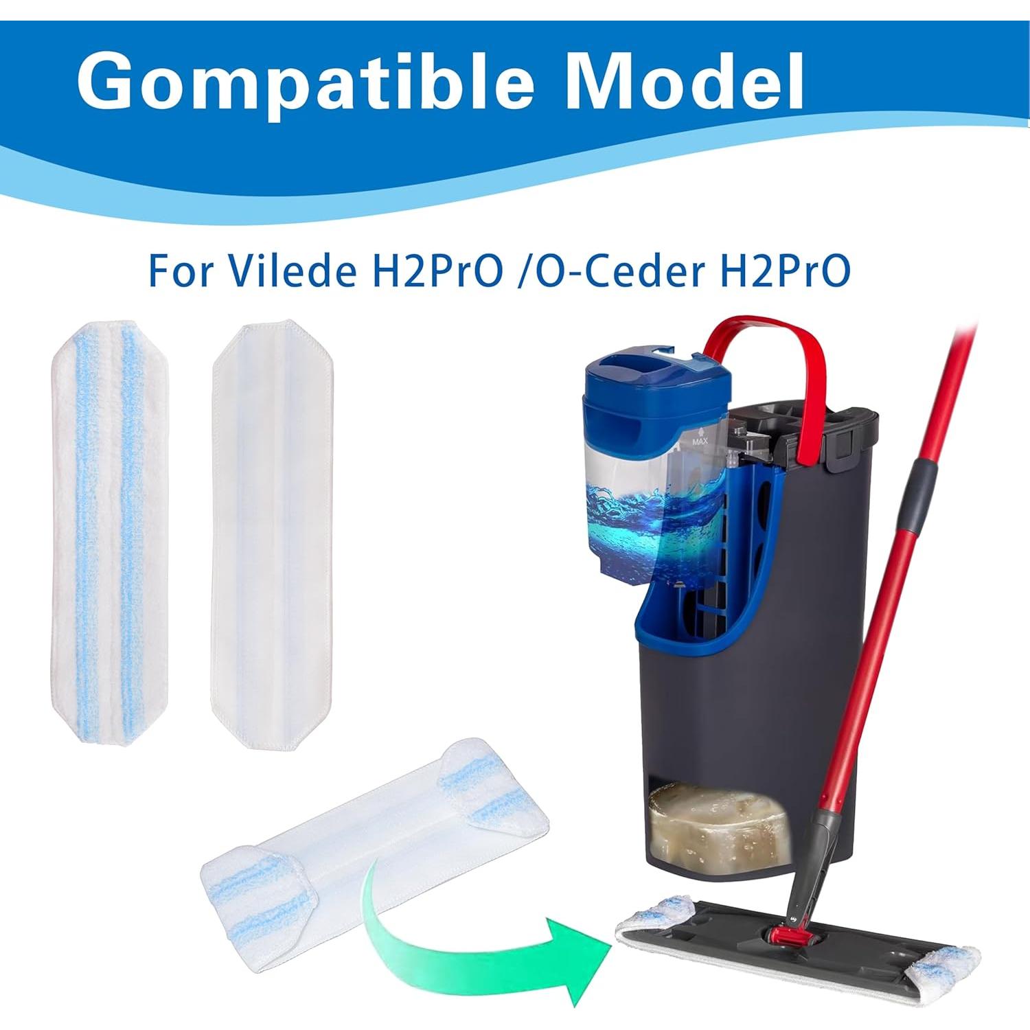 Almohadillas de Reemplazo O Cedar H2Pro - 10 Unidades Lavables