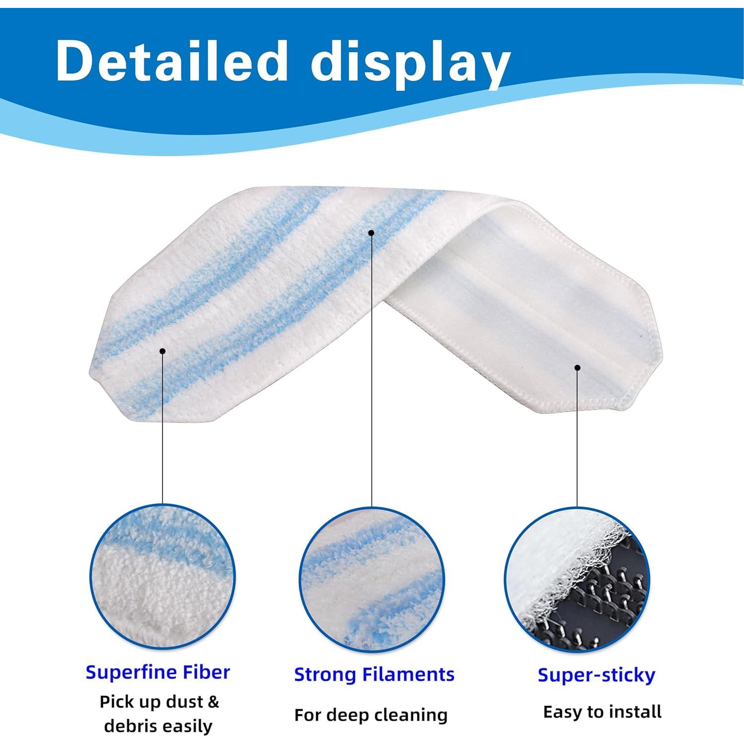 Almohadillas de Reemplazo O Cedar H2Pro - 10 Unidades Lavables