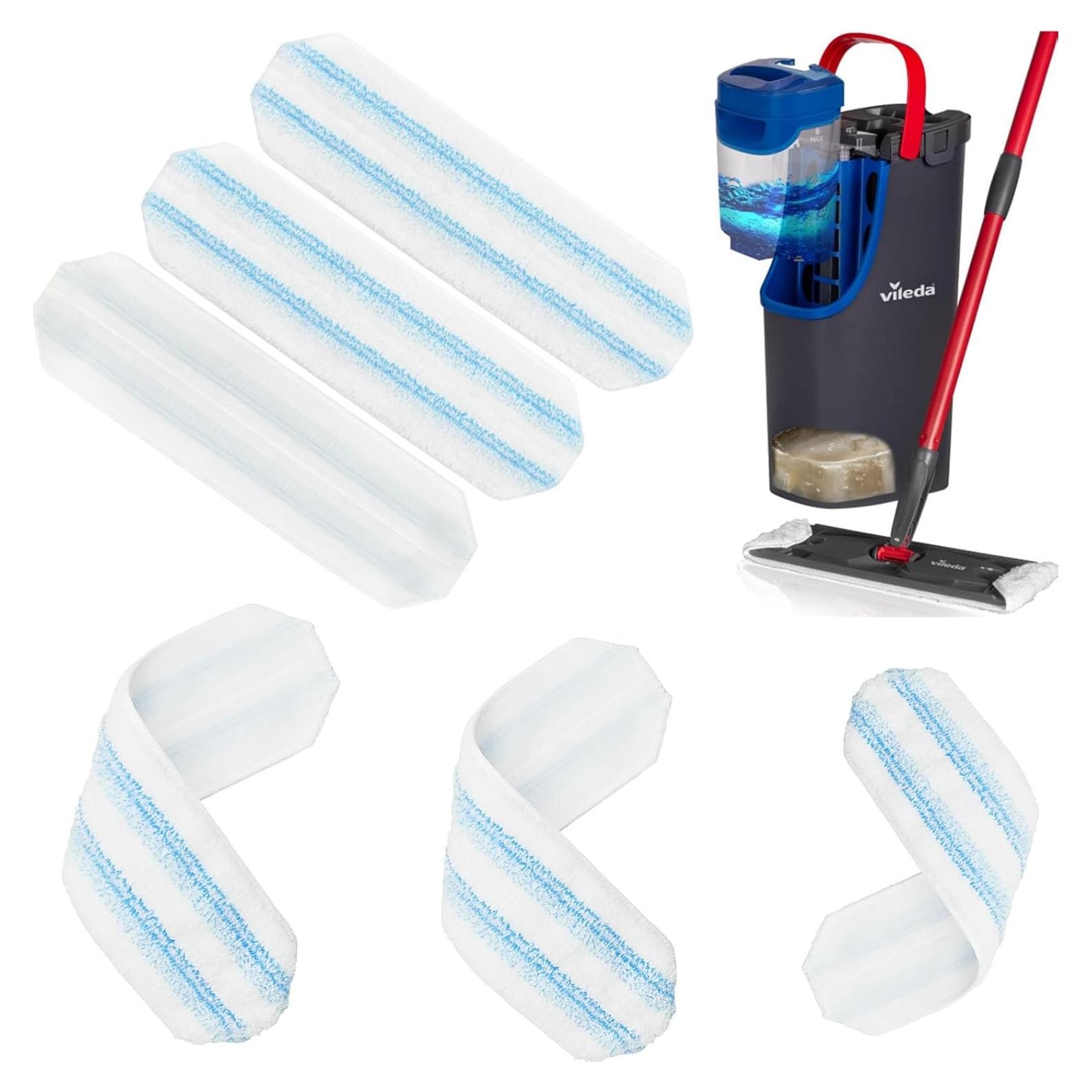 Paquete de 6 almohadillas de microfibra NIXOOT para O-Cedar H2Pro