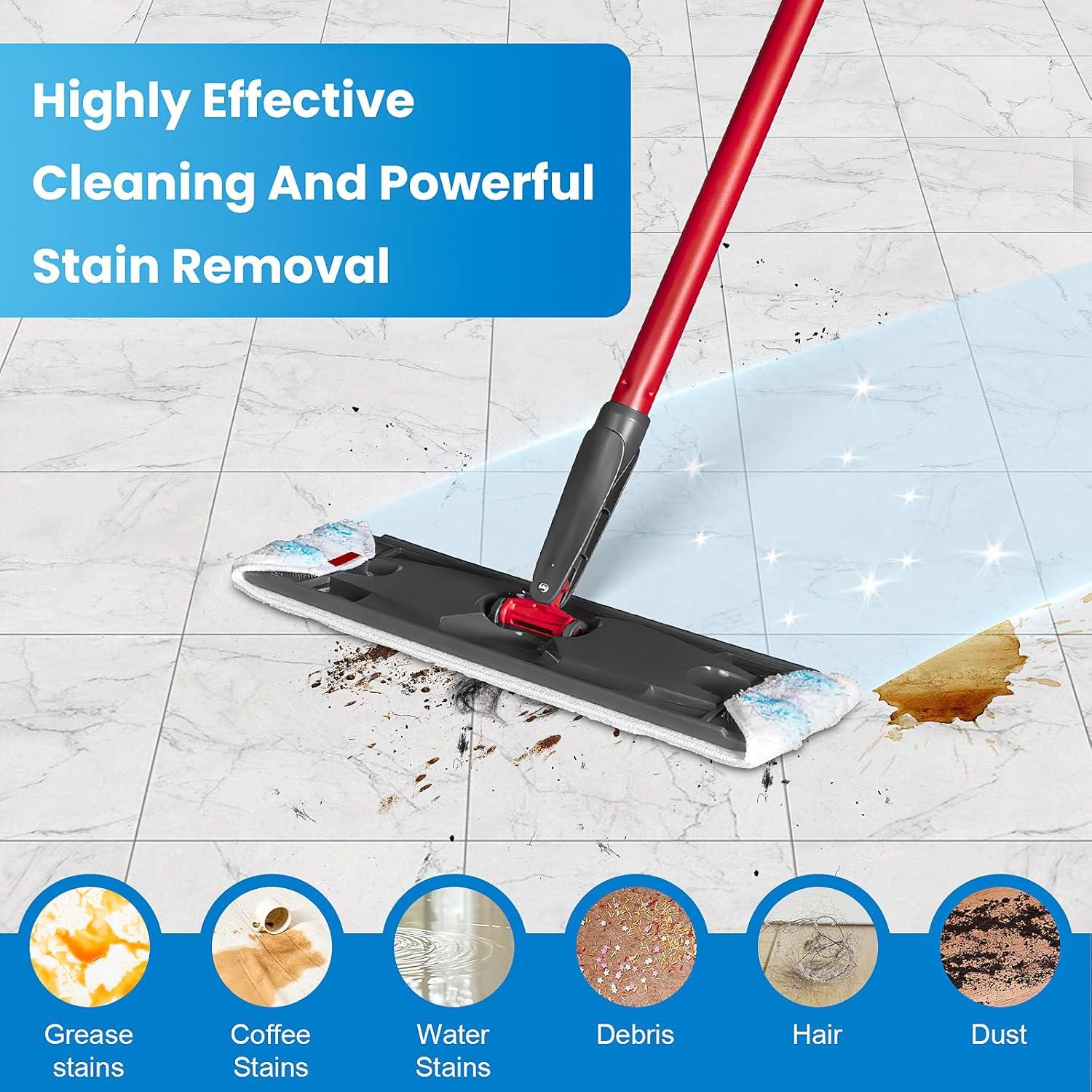 6 Almohadillas de Reemplazo para Mop O-Cedar H2prO Microfibra