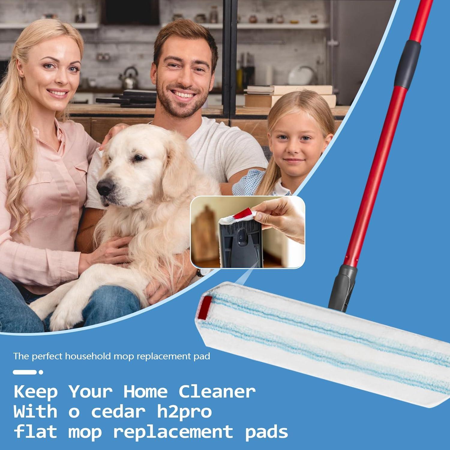 Paquete de 6 almohadillas de microfibra Ocedar H2Pro lavables