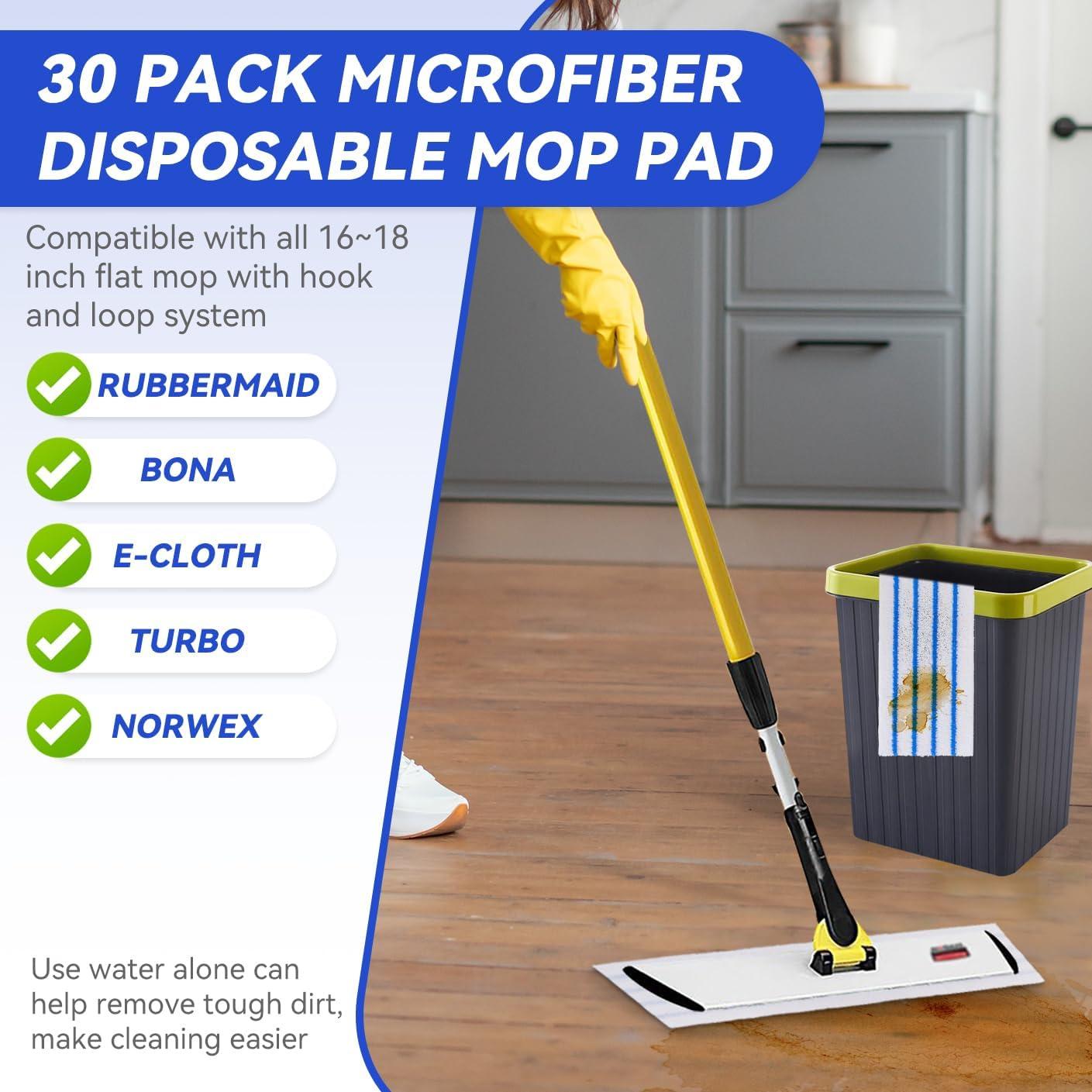Pad de Microfibra Desechable Rubbermaid 30 Recargas 45.7x14.2cm