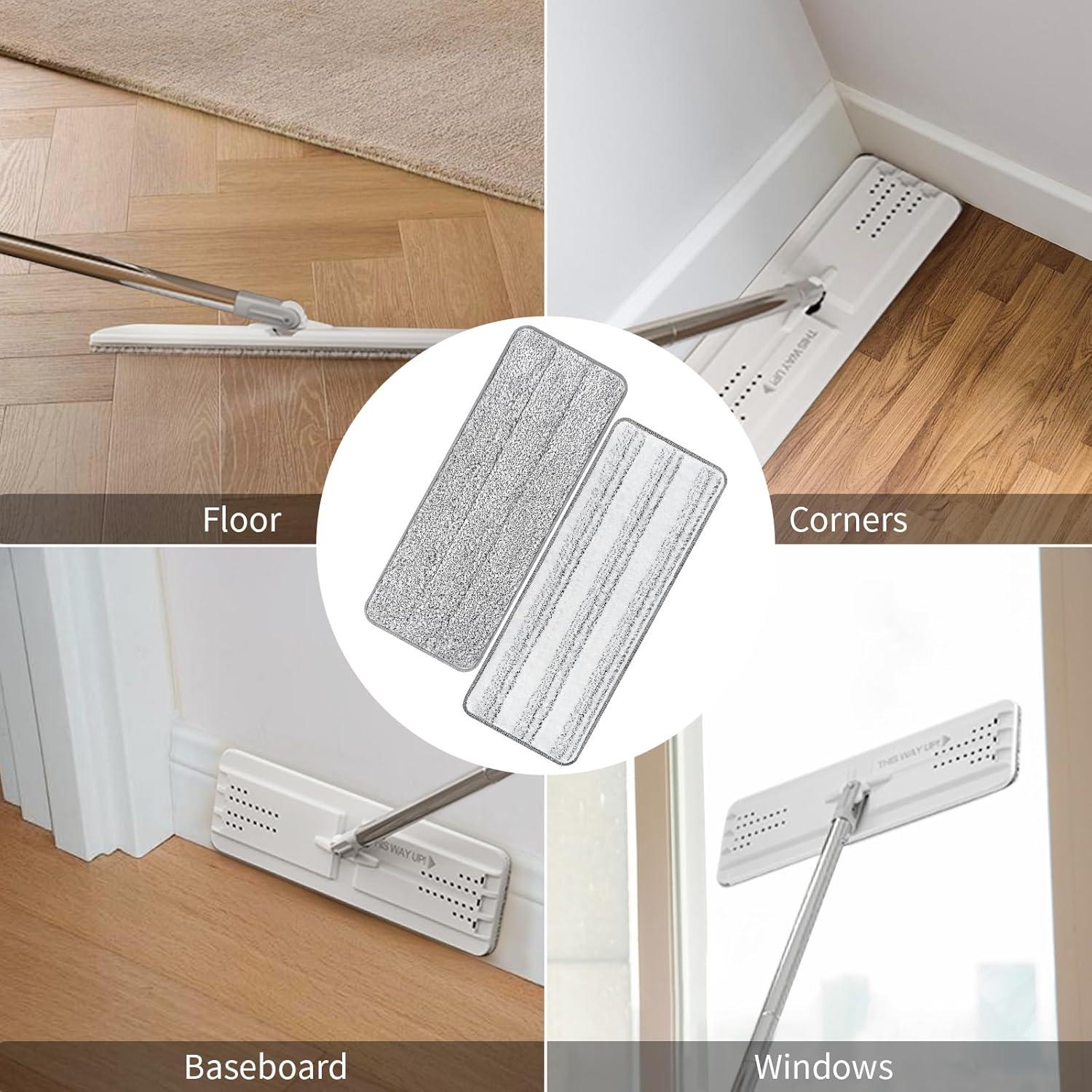 Set de 10 Almohadillas de Repuesto para Mopa Bluearks 33x12.5cm