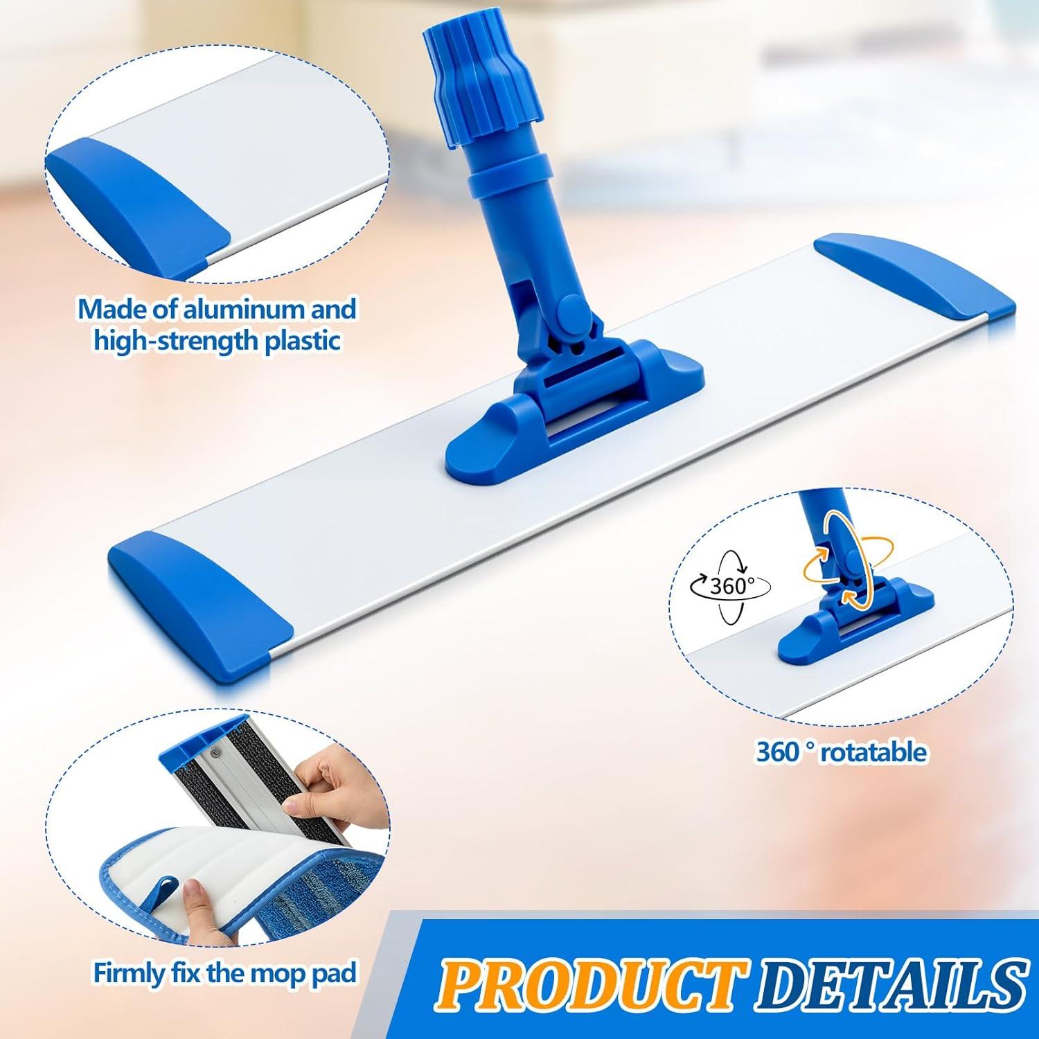 Cabezal de Mopa Plano Pelopy 40.6 cm Aluminio 2 Pcs