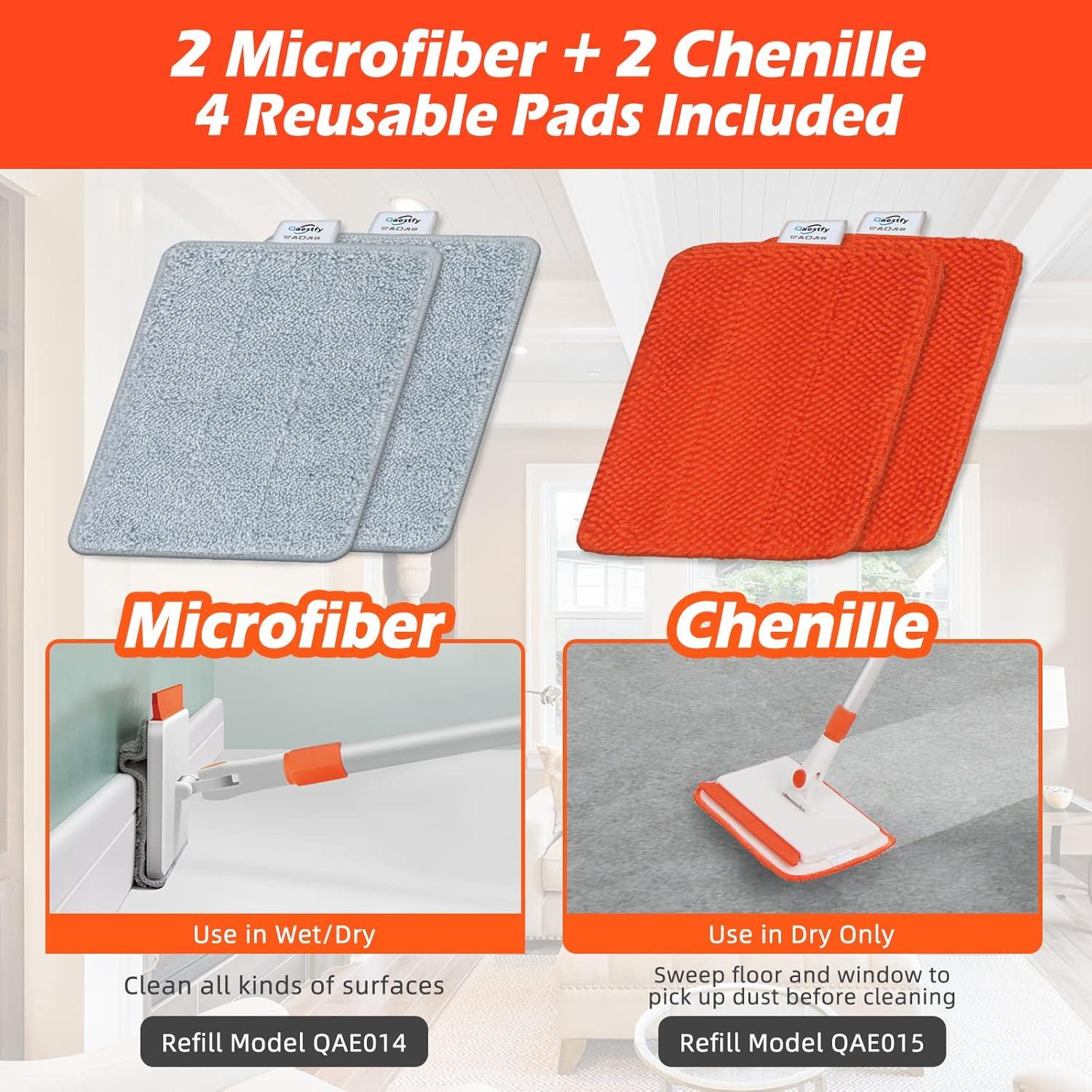 Herramienta de limpieza de zócalos QAestfy con mango 124 cm