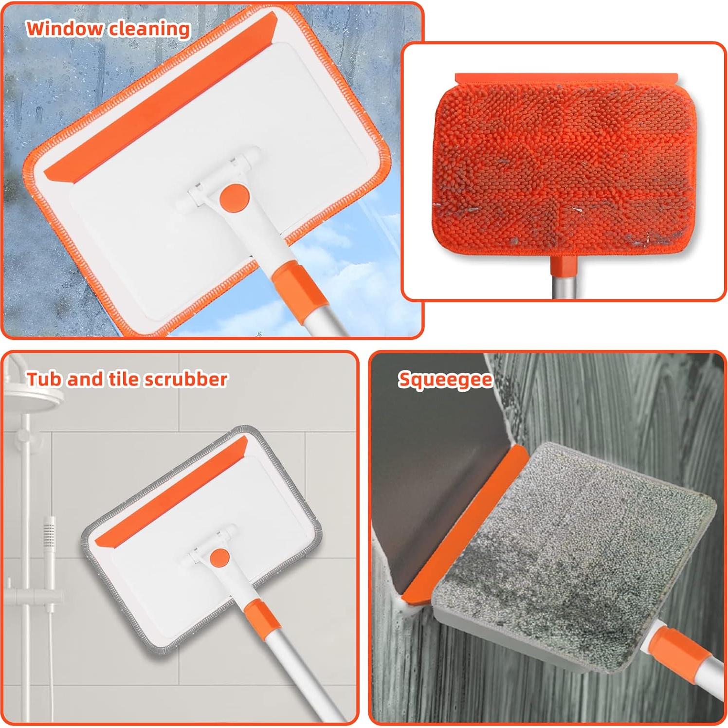 Herramienta de limpieza de zócalos QAestfy con mango 124 cm