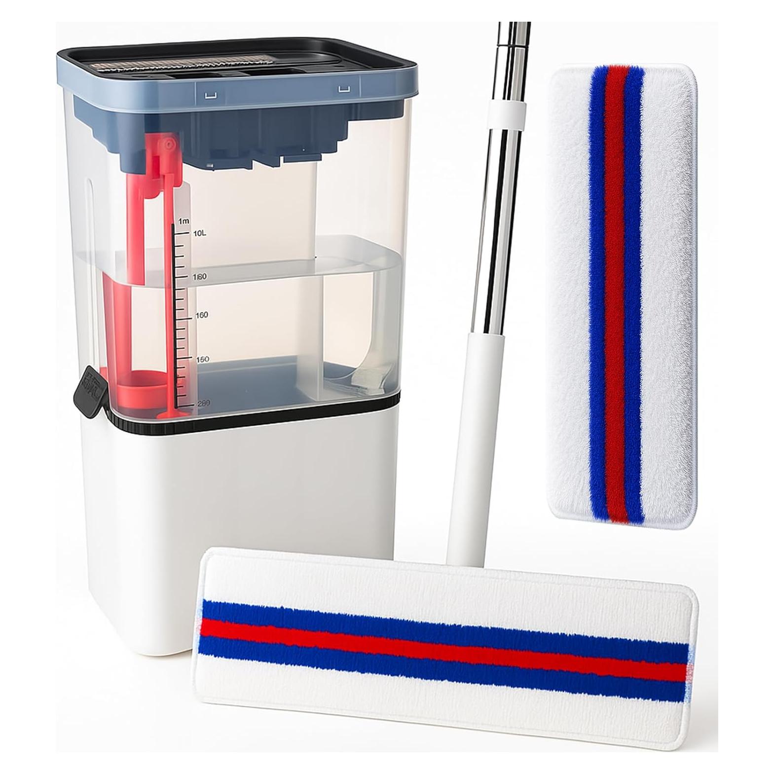 Juego de trapeador y cubo autolimpiante Bluearks 9.5L