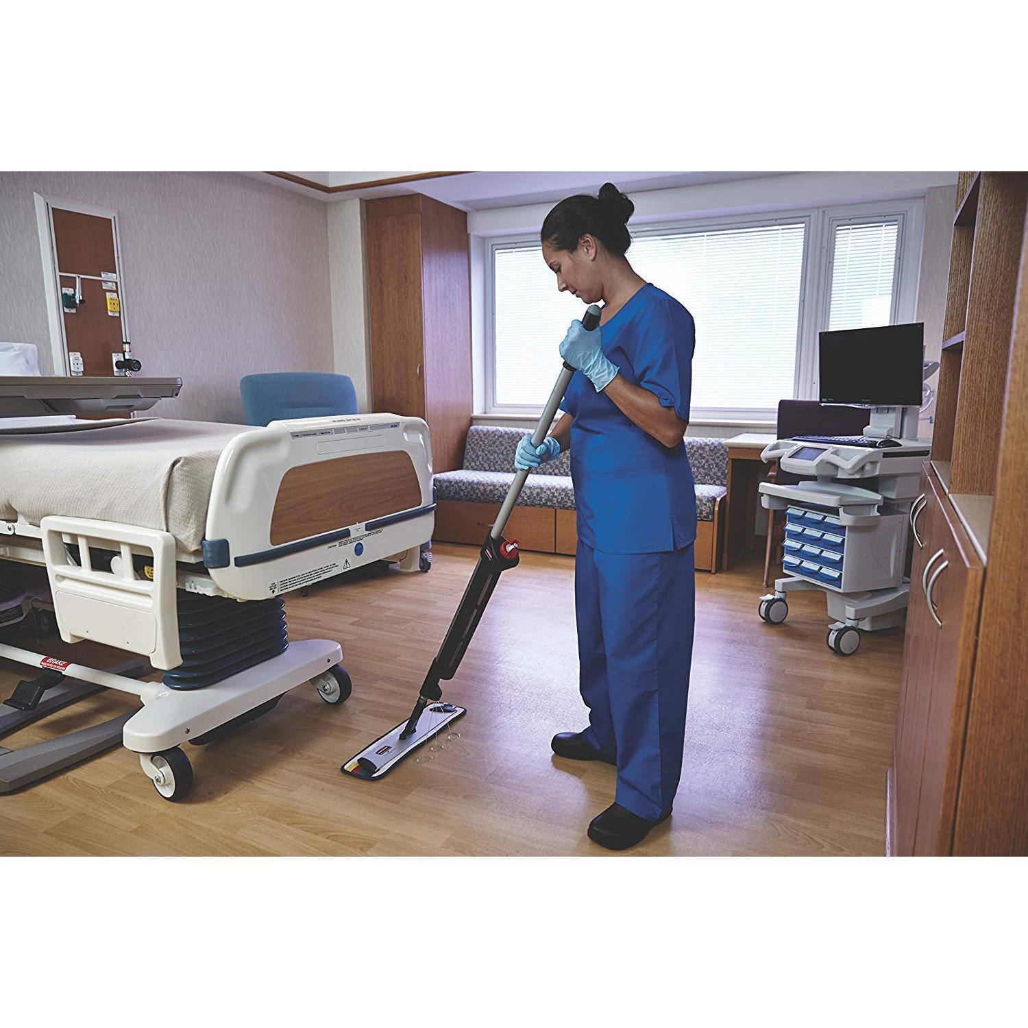 Cabezal de Mopa Húmeda Rubbermaid 18" Microfibra Gris