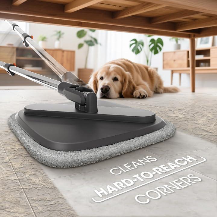 Juego de Mopas Giratorias BOMIDI con Cubo y 4 Almohadillas