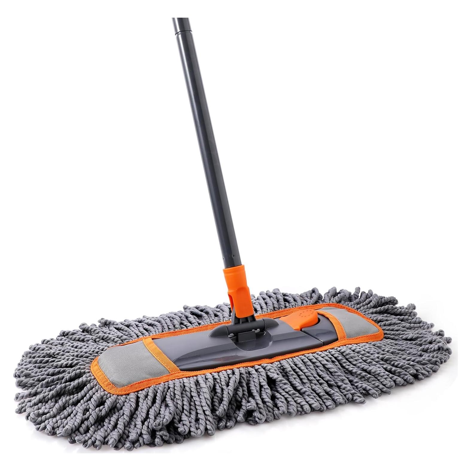 Mopa de Microfibra CLEANHOME FT3303 para Pisos Madera y Baldosas