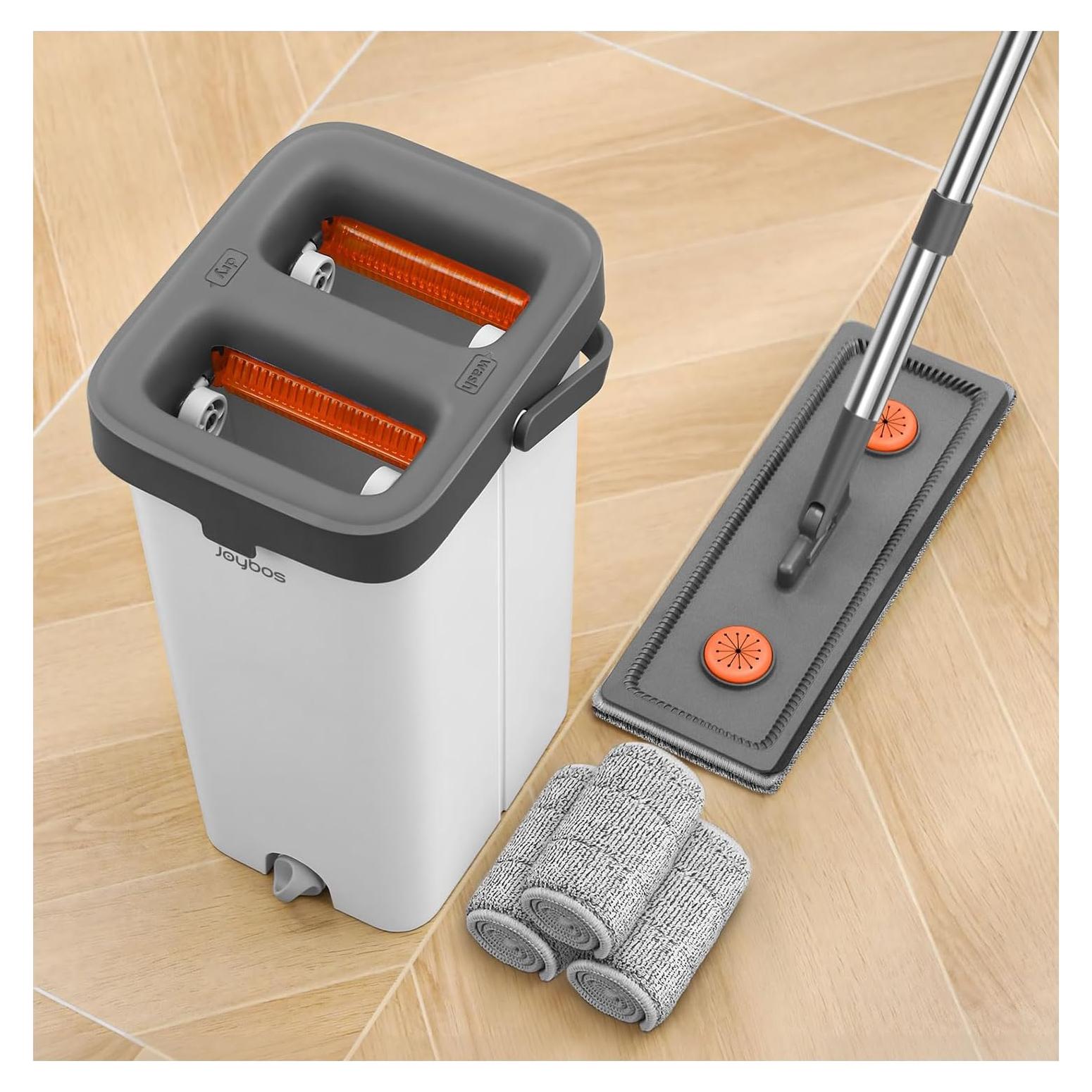 Juego de trapeador y cubo MOPALL 60" con 3 almohadillas