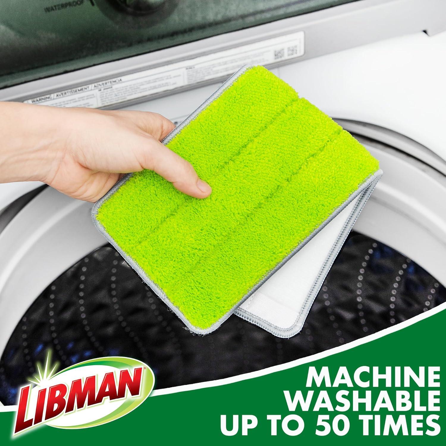 Mopa Libman Rinse 'n Wring con Cubo Doble Cámara y 4 Paños