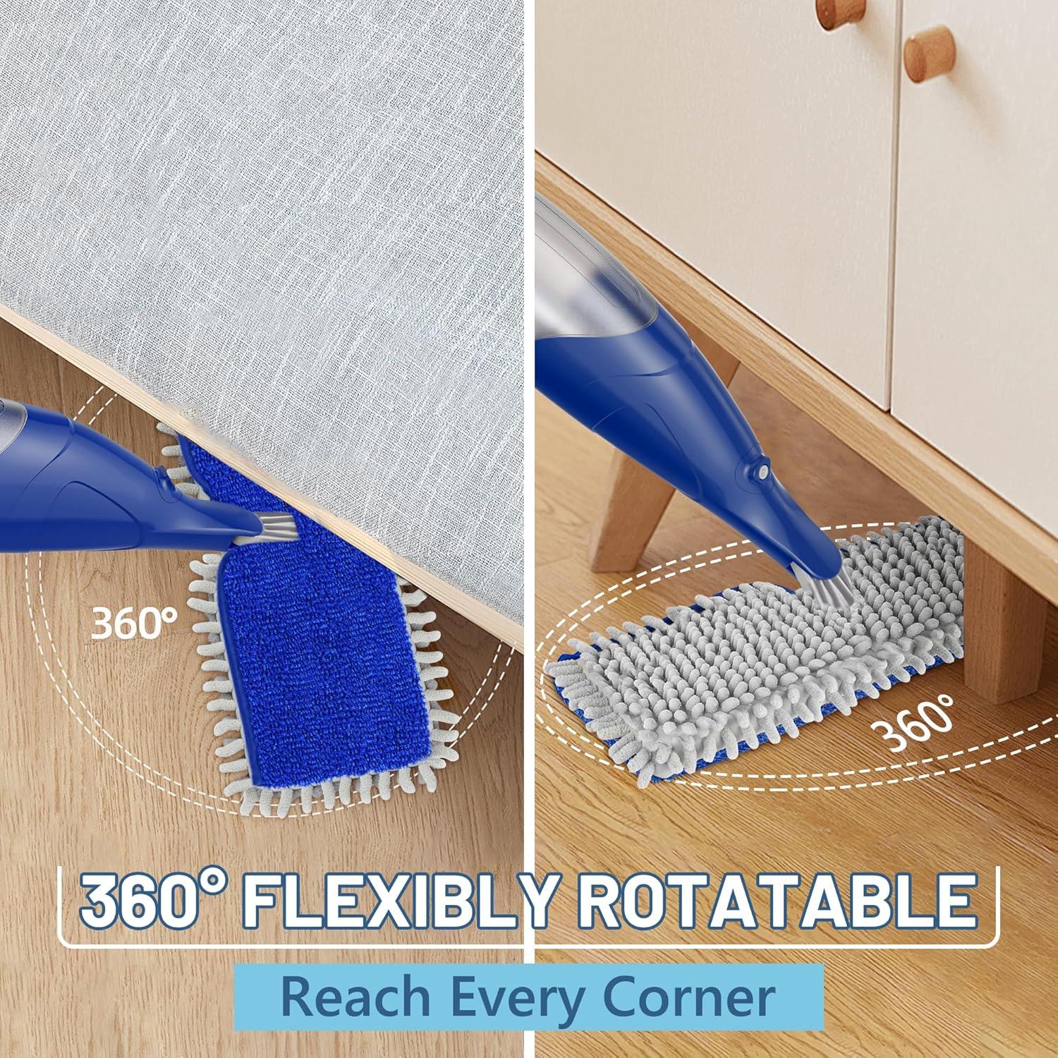 Mop Spray Papclean Doble Cara 119.9 cm para Pisos Madera y Cerámica