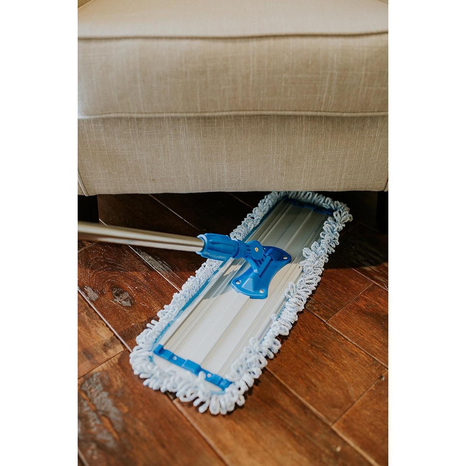 Mopa de Microfibra Zflow Profesional 45.72 cm - Mango Acero Inoxidable