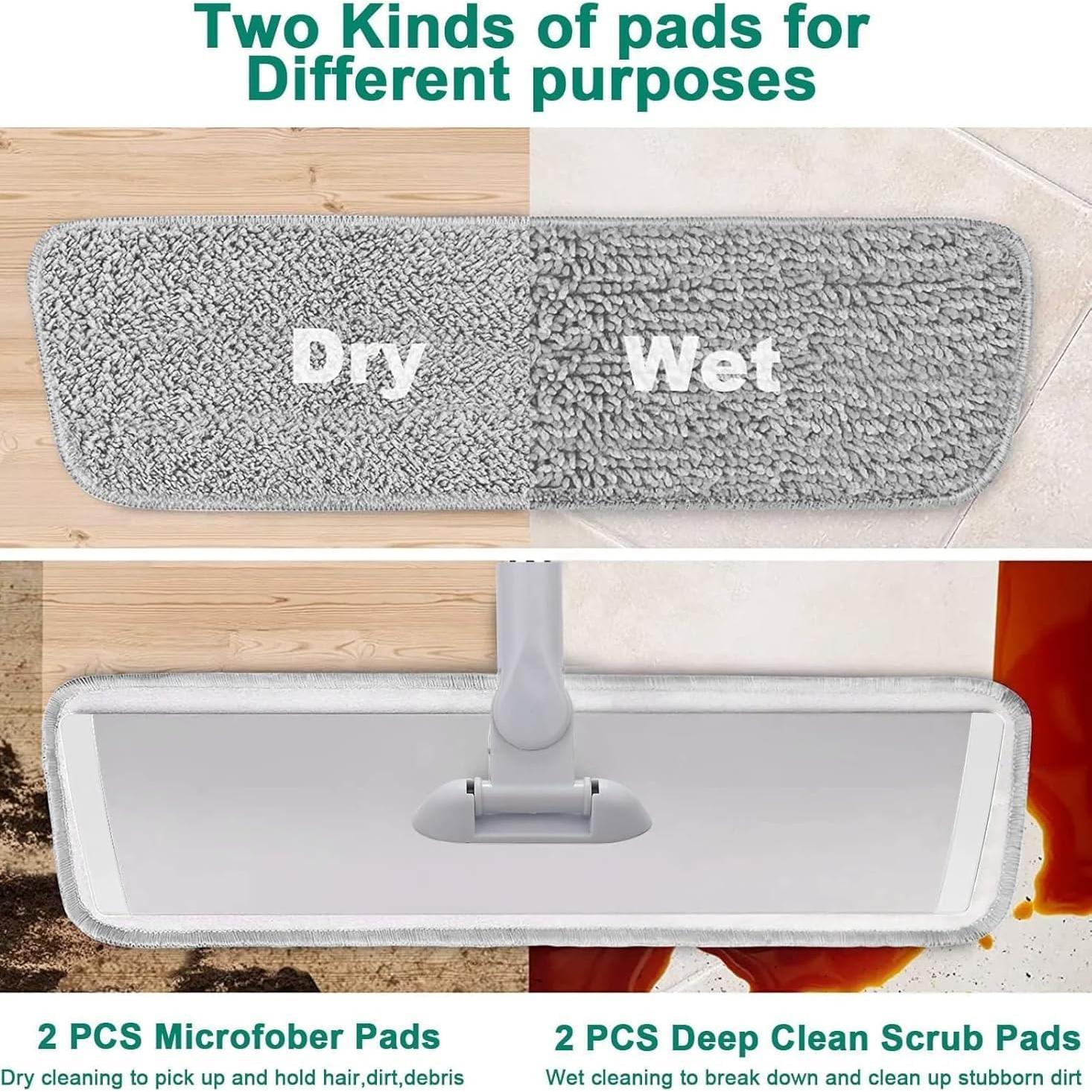 Mop de Microfibra Conliwell 43.9cm con Mango Ajustable 130.8cm