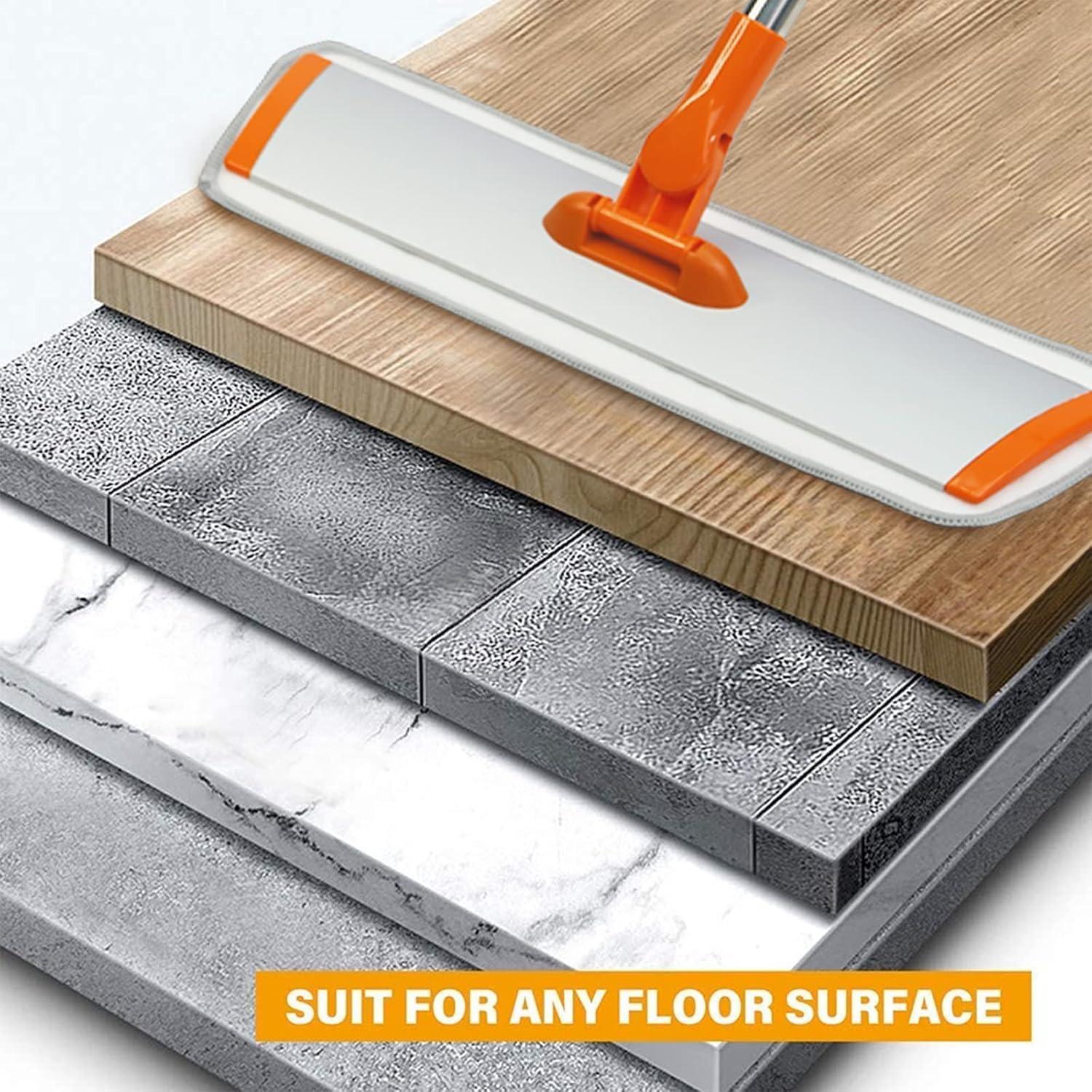 Mop de Microfibra Conliwell 43.9cm con Mango Ajustable 130.8cm