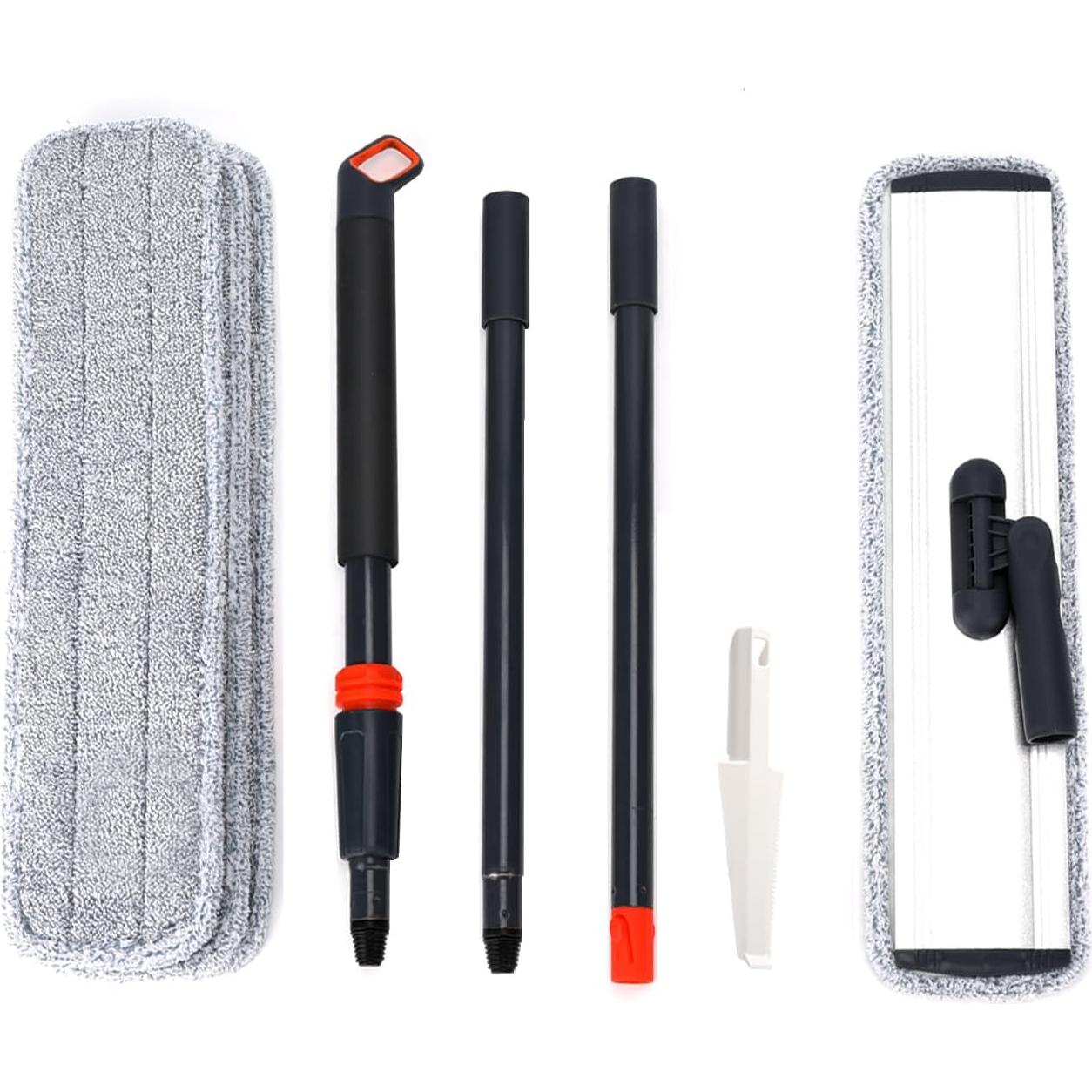 Mop de Microfibra Profesional 18" YOUSHANGJIA con Mango Ajustable