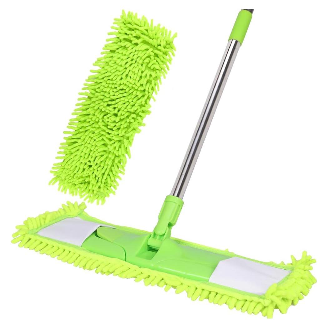 Mopa de Polvo Godiyyer con 2 Almohadillas Lavables 139.7 cm