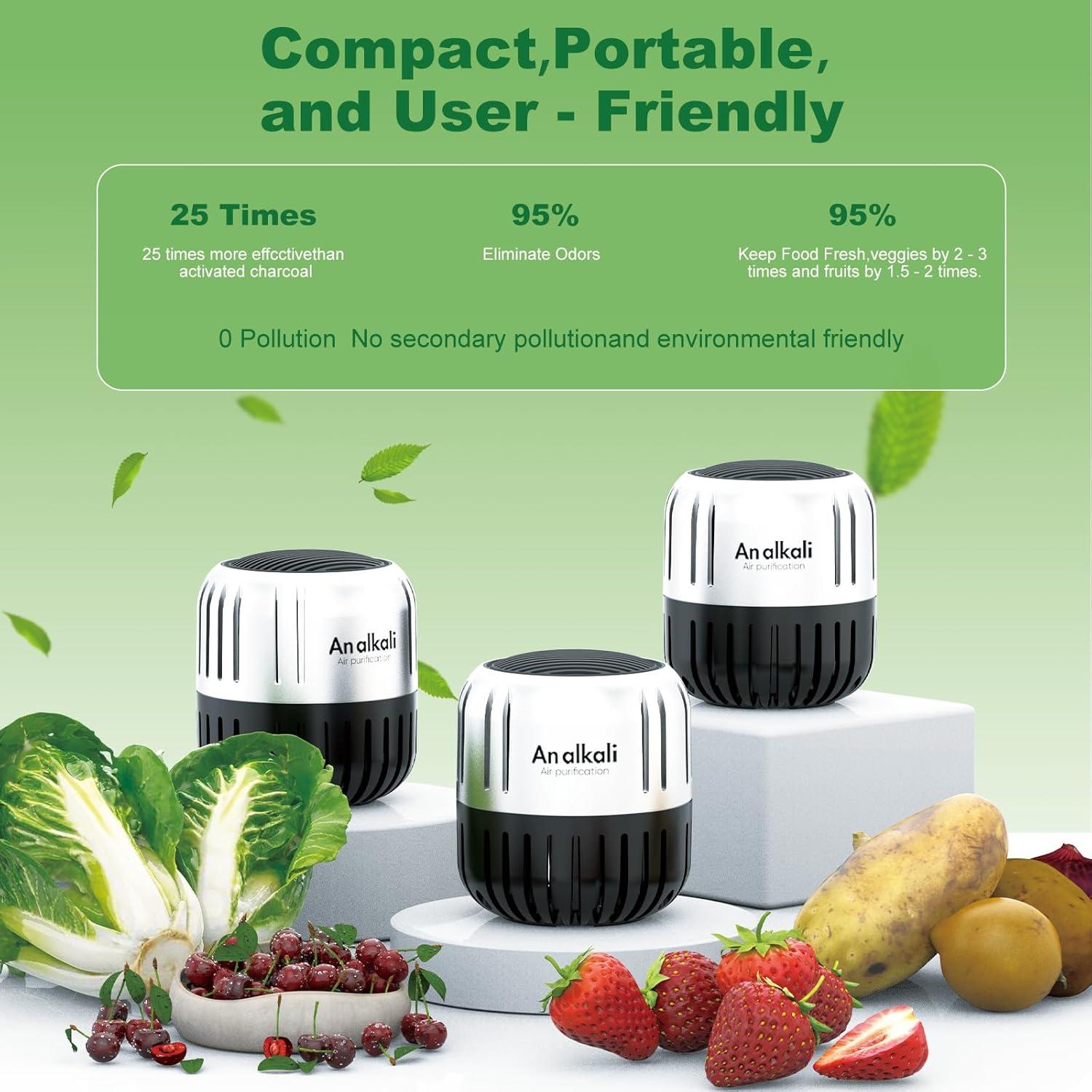 Desodorante de Refrigerador AOP ALKALI 2Pack Ecológico 199g