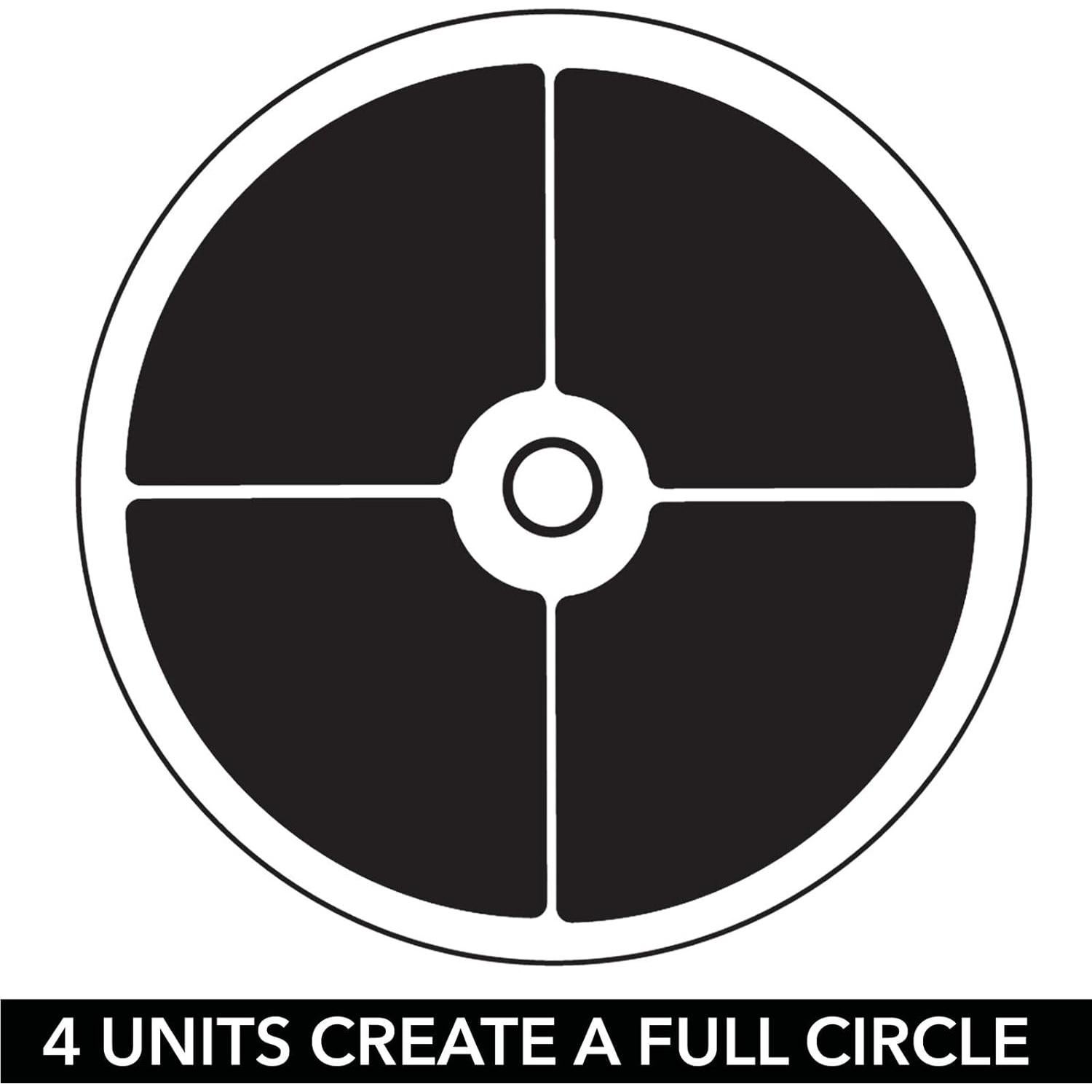mDesign Bin de Almacenamiento Giratorio Plástico Humo - 2 Pzs