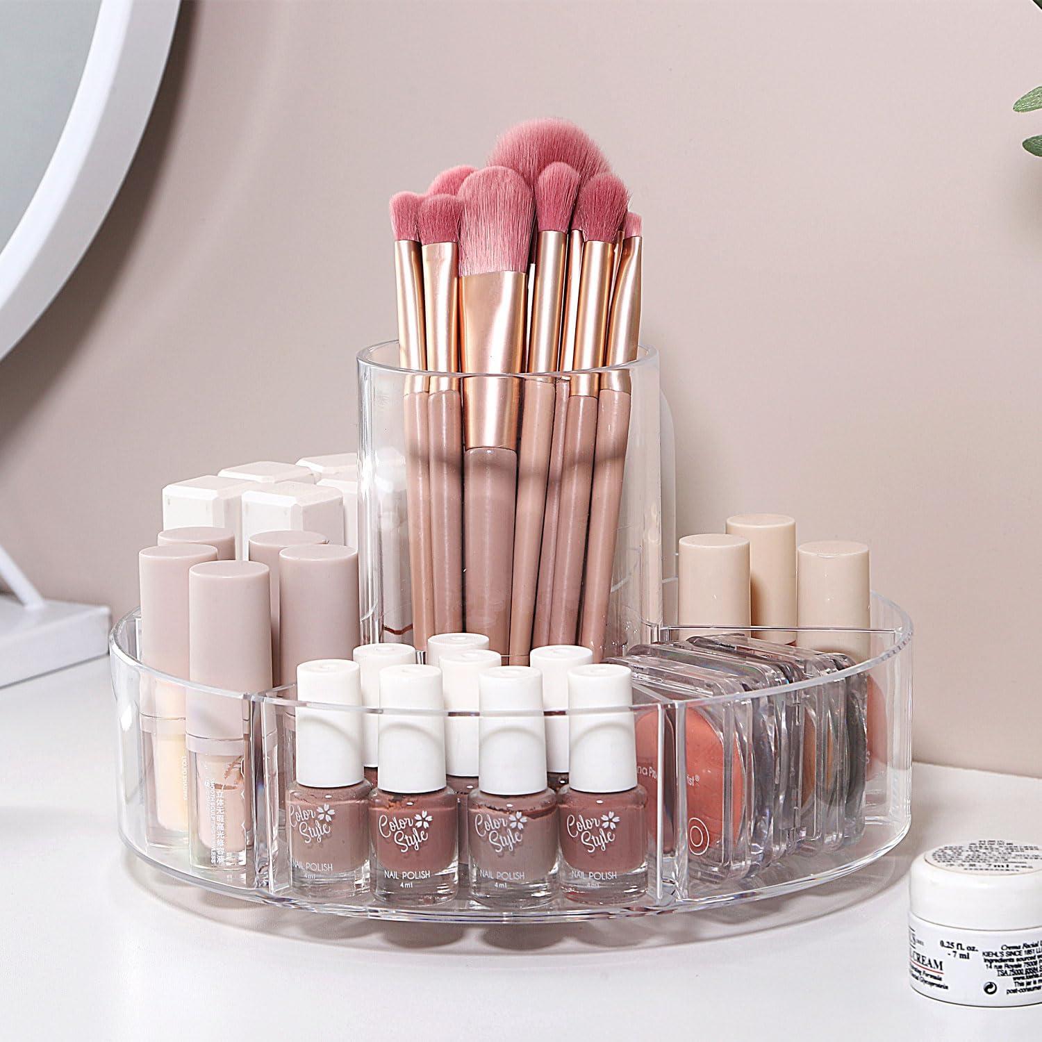 Organizador de Maquillaje Rotatorio 360° Forfuture-go Transparente