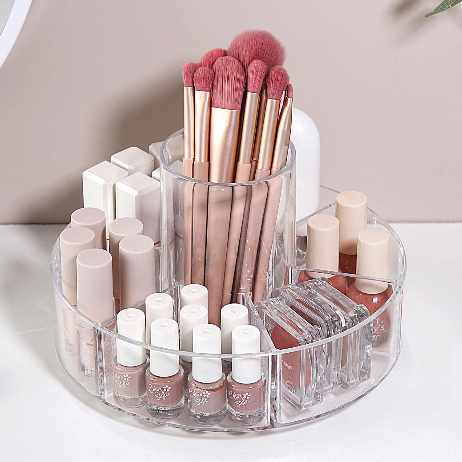 Organizador de Maquillaje Rotatorio 360° Forfuture-go Transparente
