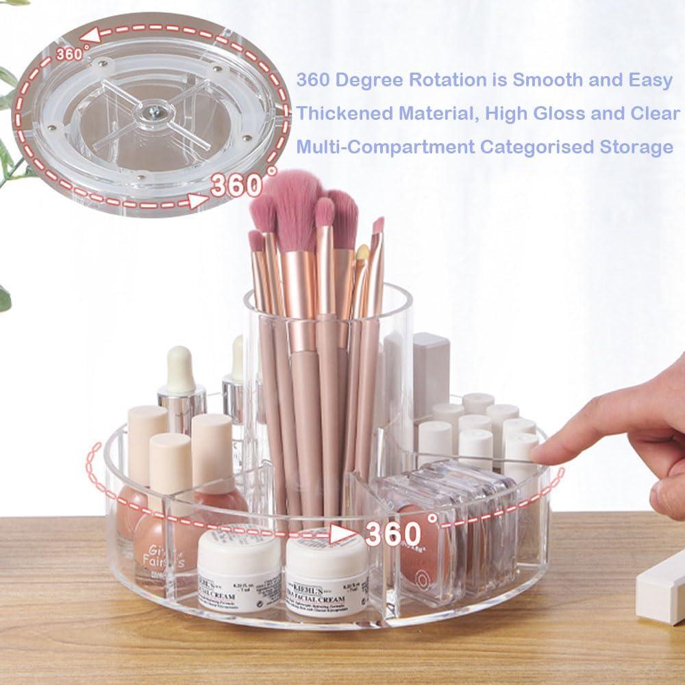 Organizador de Maquillaje Rotatorio 360° Forfuture-go Transparente