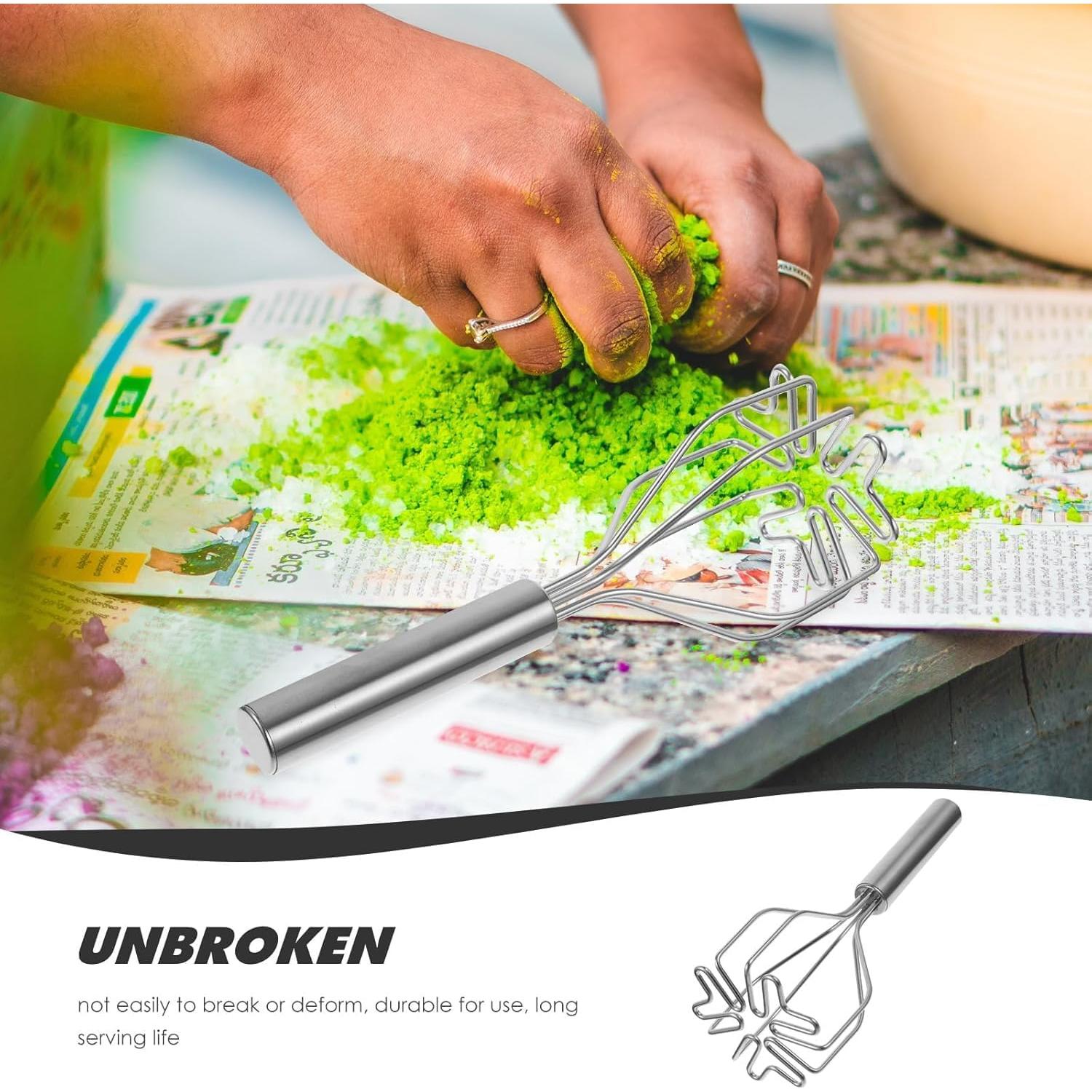 Aplastador de Papas de Acero Inoxidable 30.5 cm - Multiusos