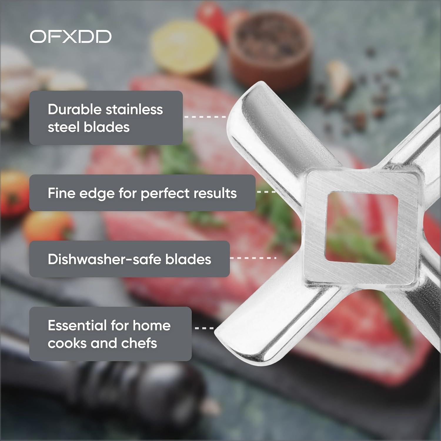 Cuchillas de Repuesto para Picadora de Carne OFXDD - Acero Inoxidable