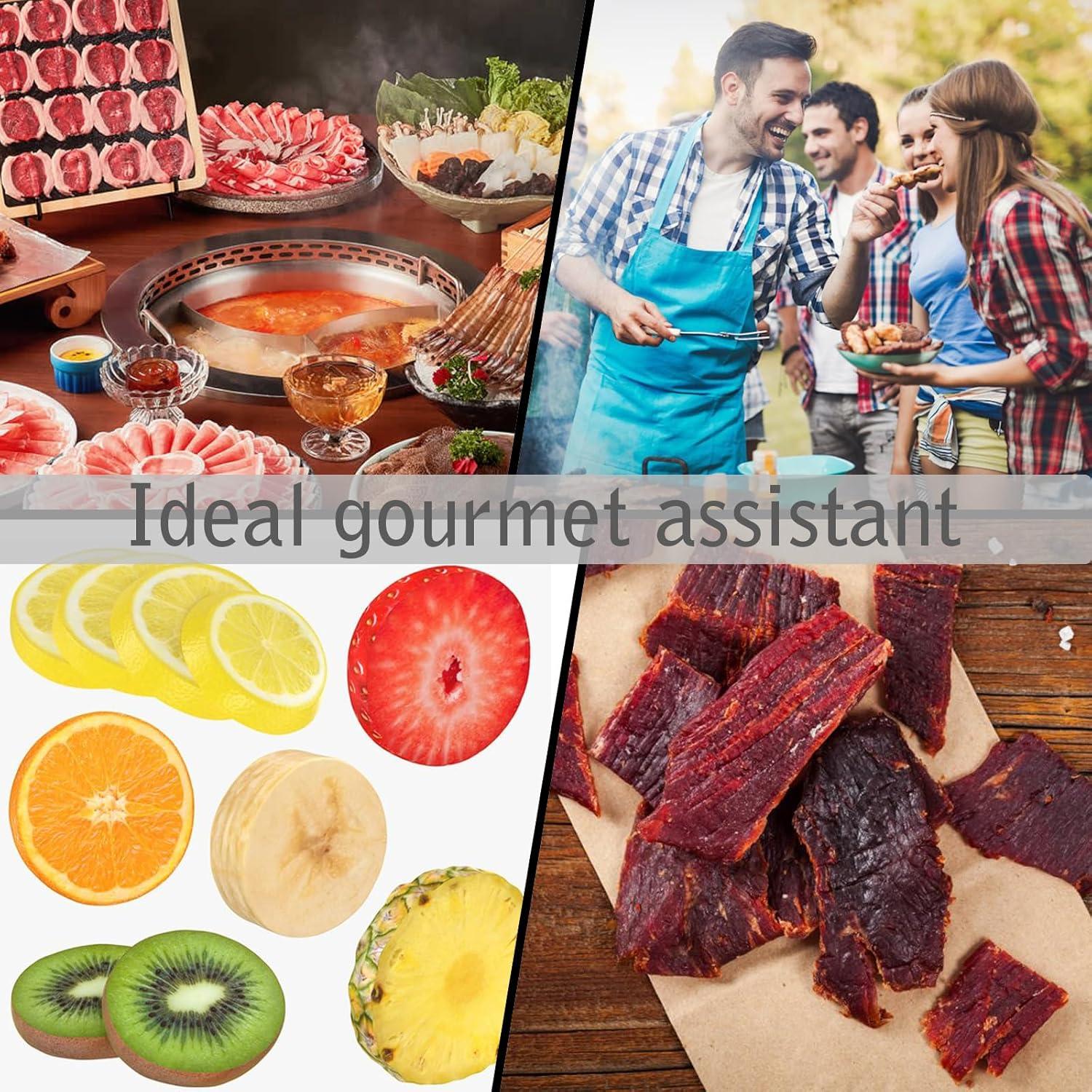 Cortadora de Carne Congelada Manual CHENKENI 1-20 mm Acero Inoxidable