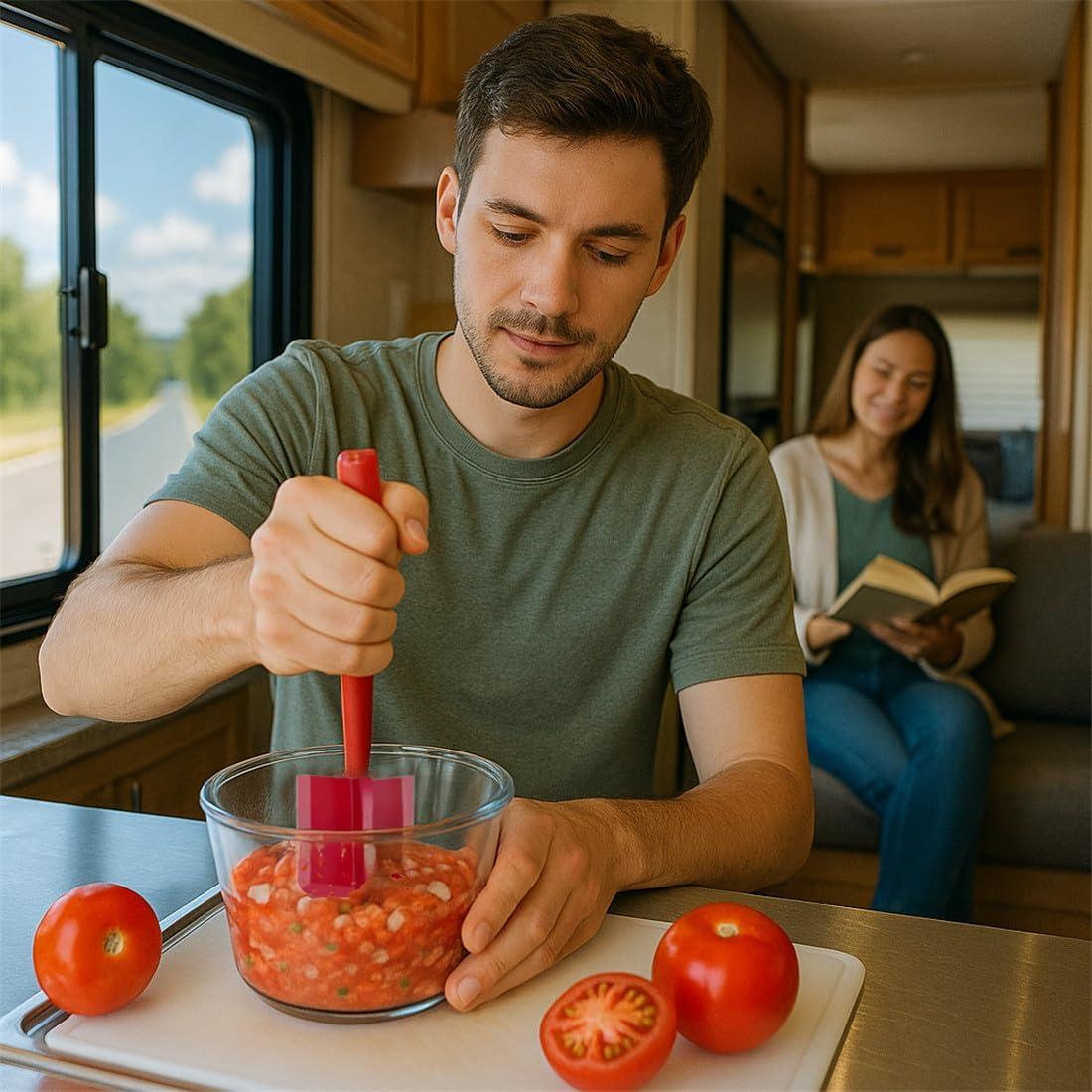 Picadora de Carne Manual Emotionlin 5 Cuchillas Sin Rayones