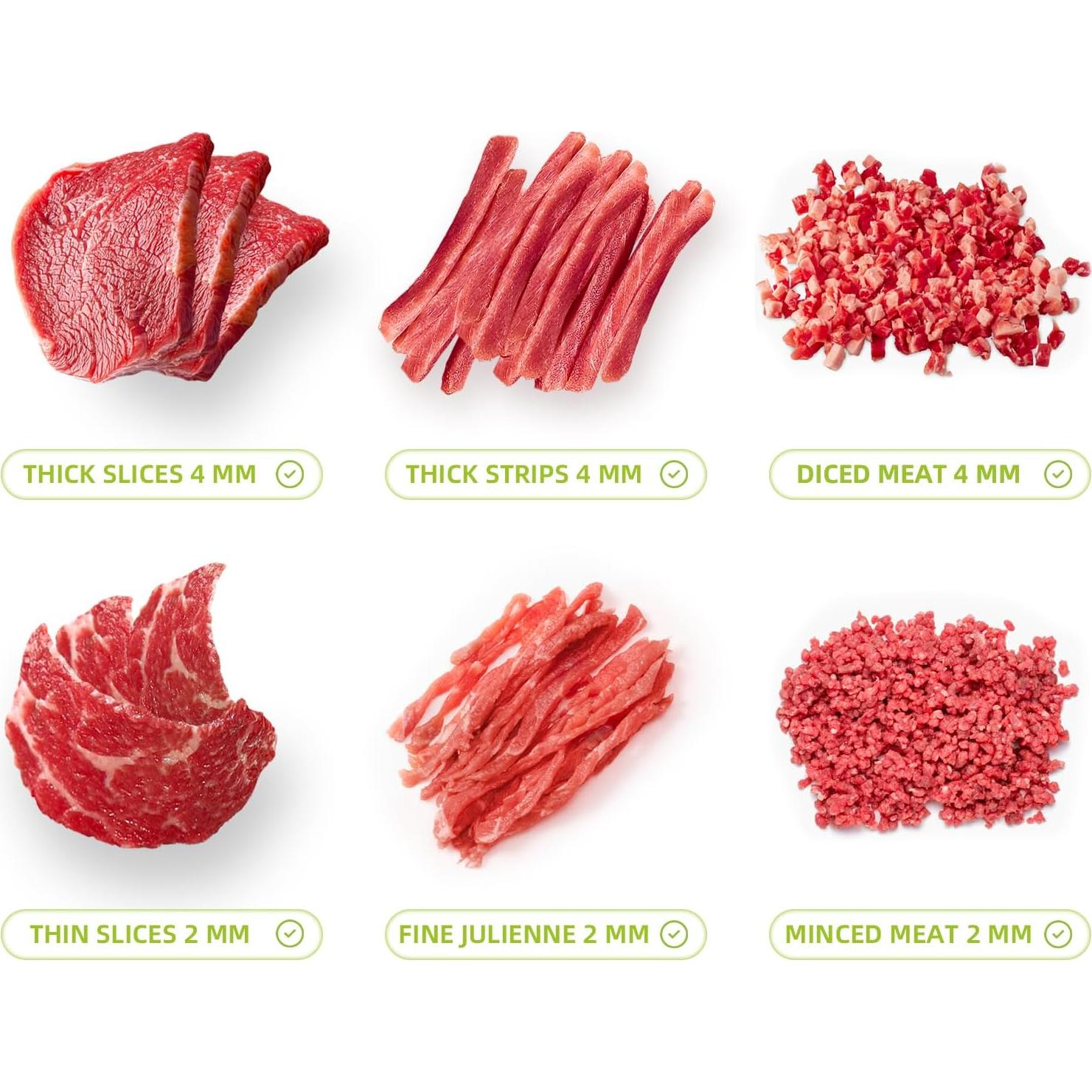 Cortador de Carne Manual ONCE PARA TODOS - Acero Inoxidable 21.5 cm