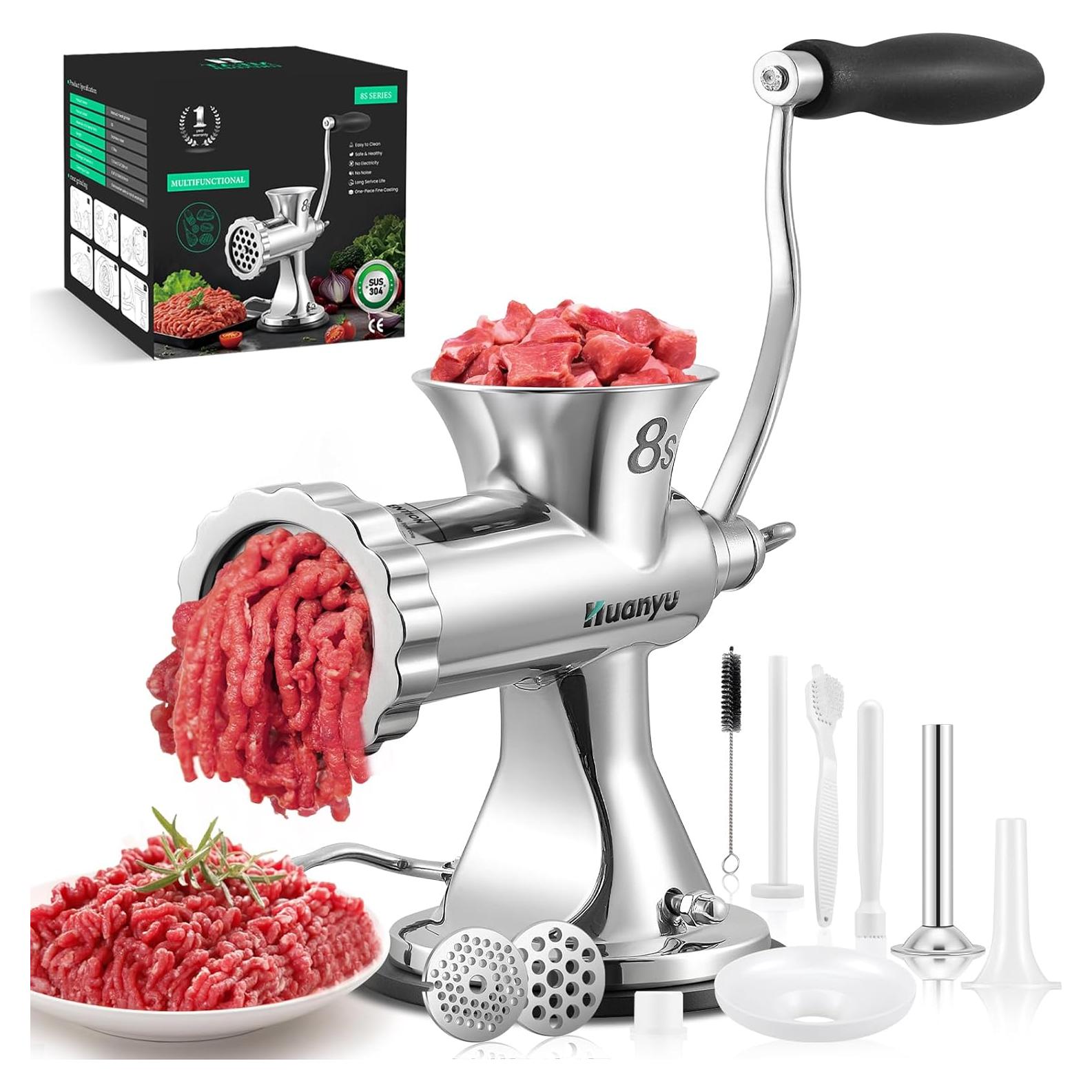 Molinillo de Carne Manual Huanyu - Acero Inoxidable 3.22 kg