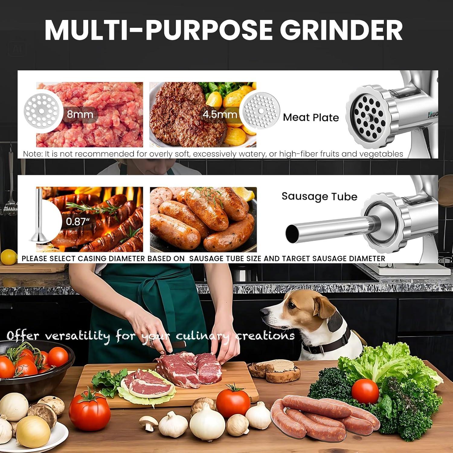 Molinillo de Carne Manual Huanyu - Acero Inoxidable 3.22 kg