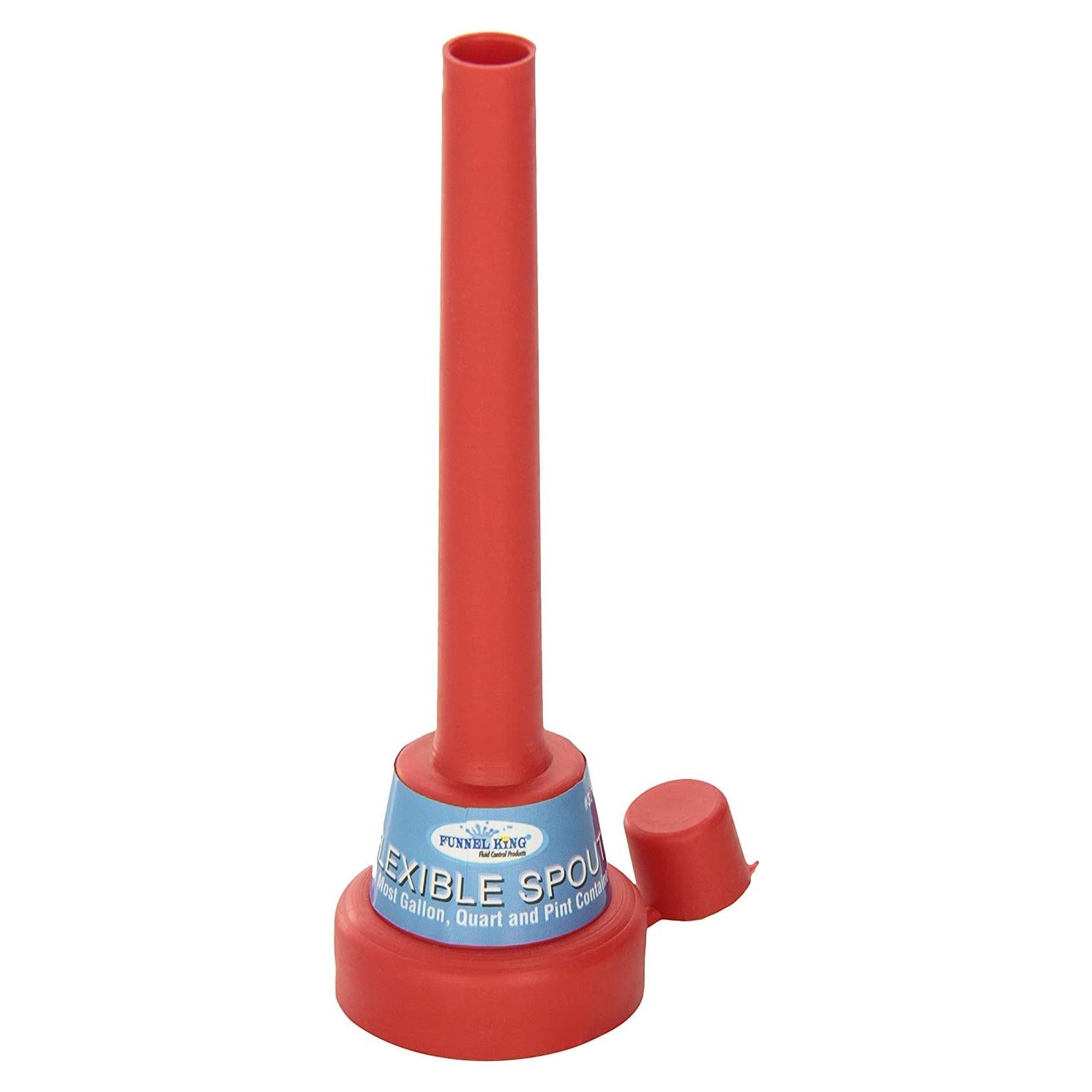 WirthCo 32157 TripleThread(tm) Flexible Spout Funnel with Cap, colors may vary