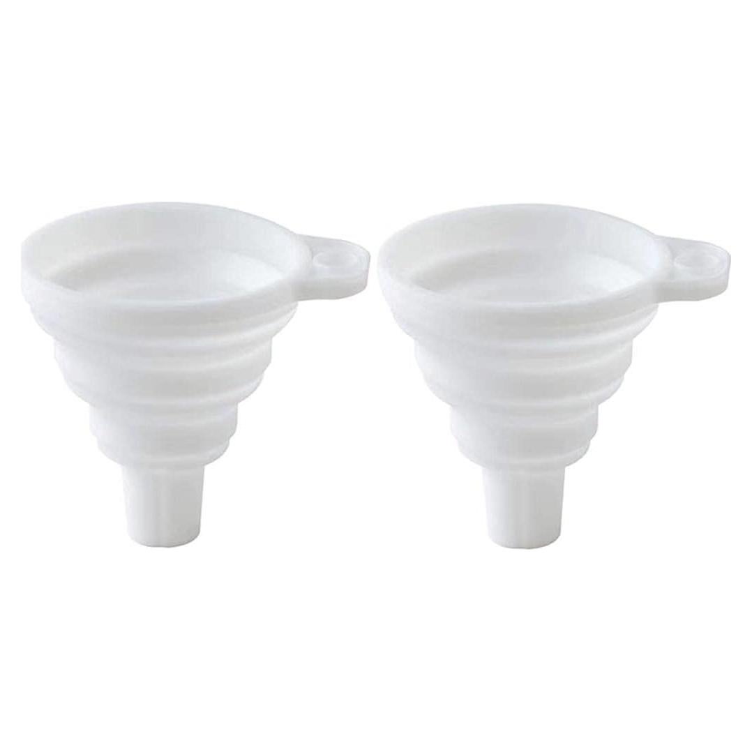 Juego de 2 Embudos Plegables de Silicona Mistifi - Grado Alimenticio