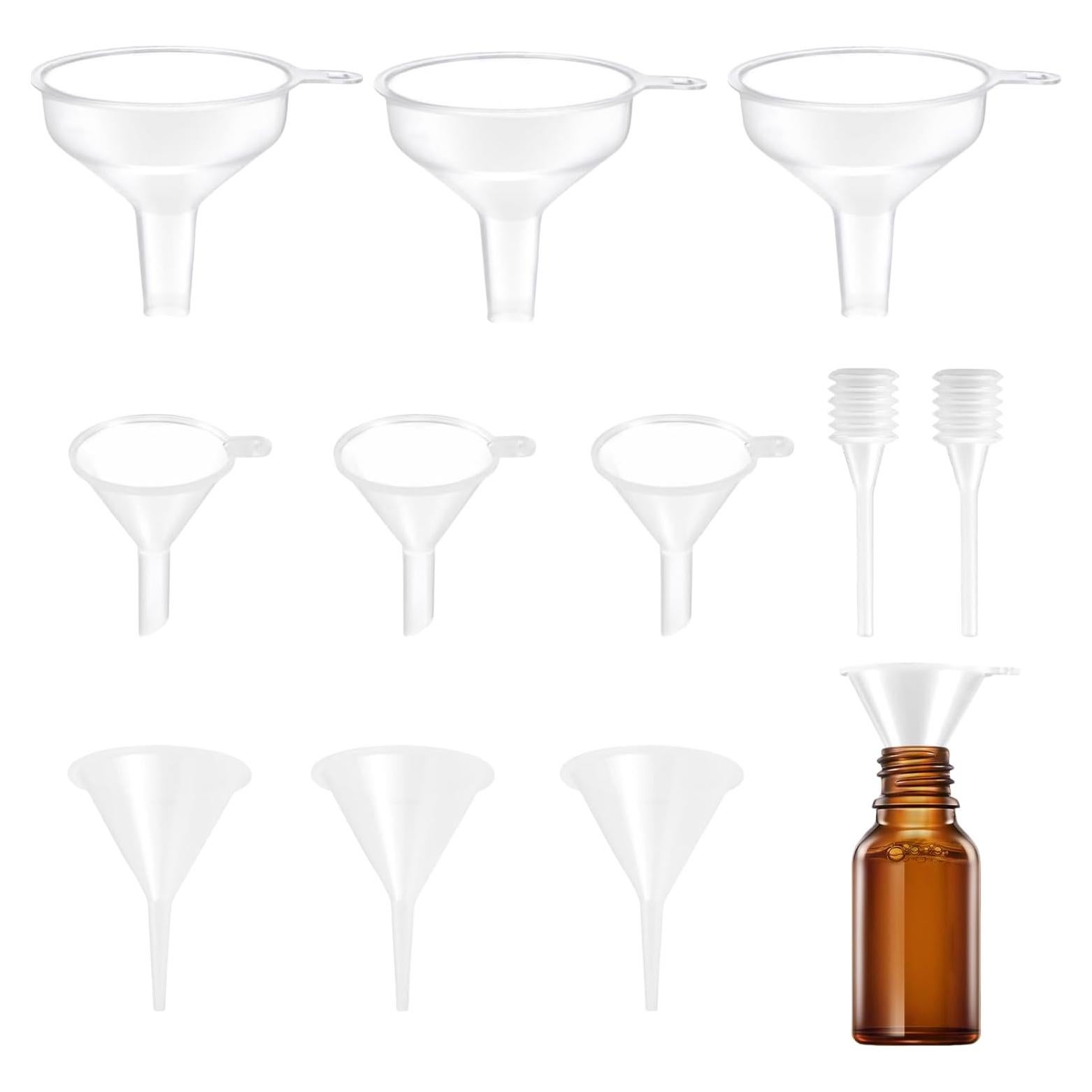 Kit de 9 Embudos de Cocina con Cuentagotas - SWJLR