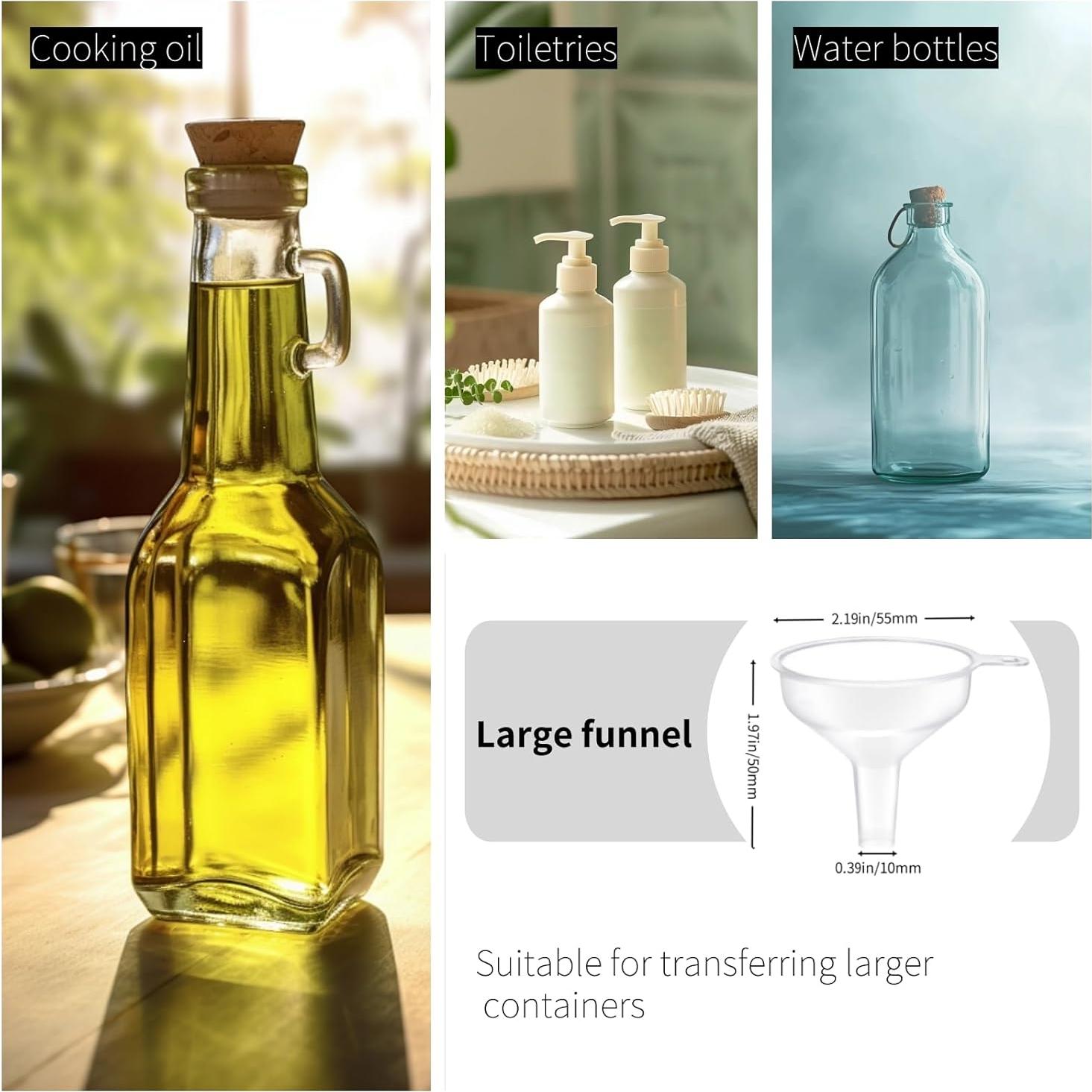 Kit de 9 Embudos de Cocina con Cuentagotas - SWJLR