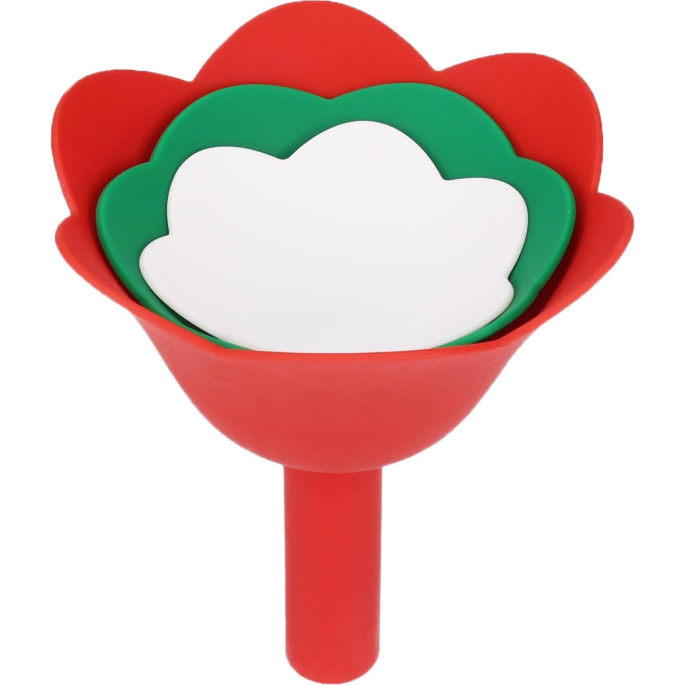 Juego de Embudos de Silicona NiuXTool 3 Piezas - Flexibles y Plegables