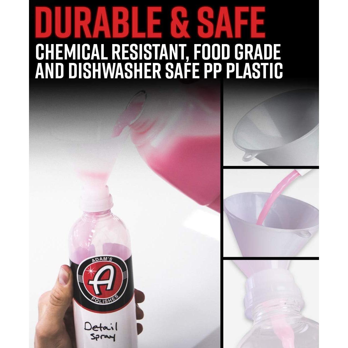 Embudo Rosqueado Adam's Polishes 0.47L para Botellas Spray