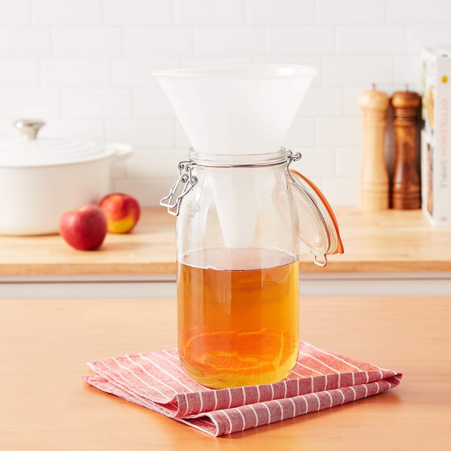 Embudo de Plástico Hutzler 0.9L Ancho para Cocina