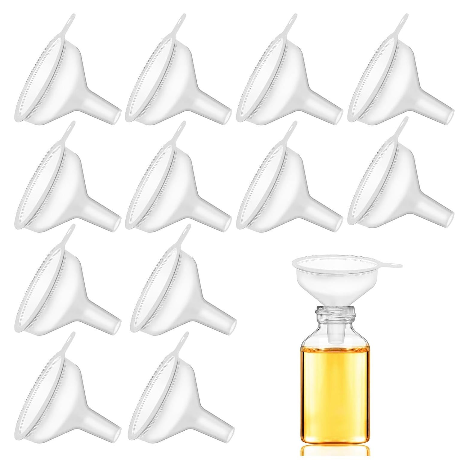 Paquete de 12 embudos pequeños SBYURE de polietileno 5cm