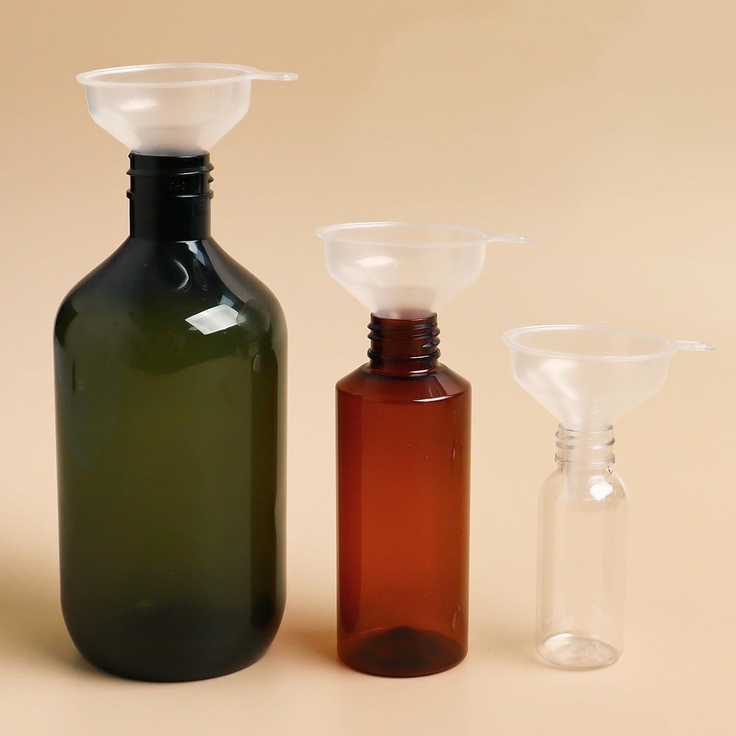 Paquete de 12 embudos pequeños SBYURE de polietileno 5cm