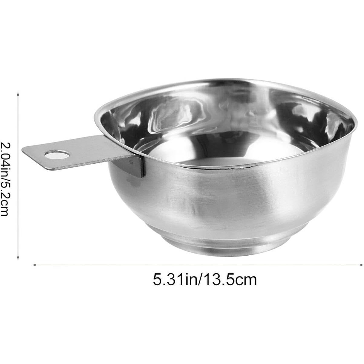 Embudo de Conservación Hemoton Acero Inoxidable Boca Ancha 5.5cm