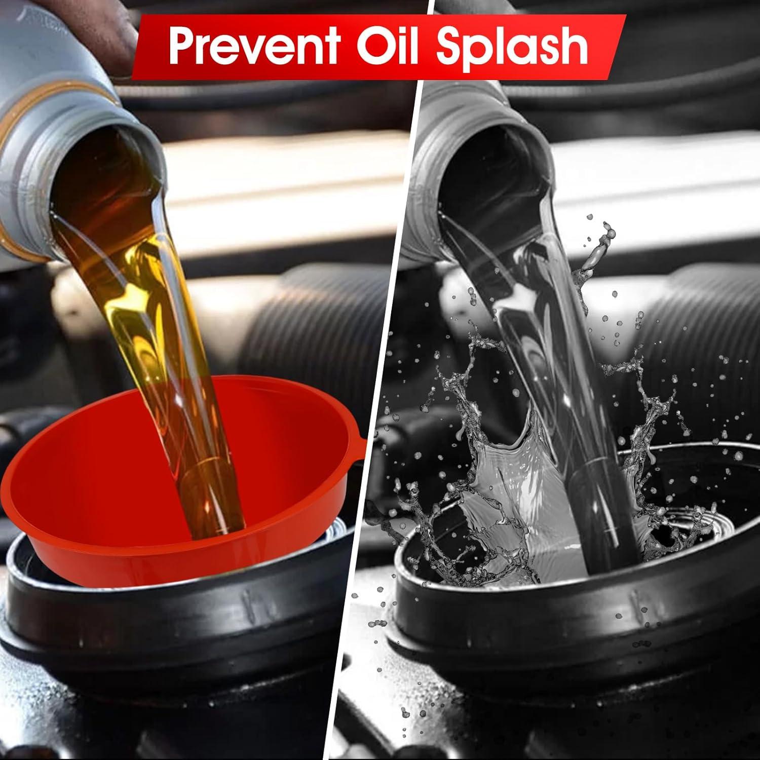 Juego de 7 Embudos de Plástico DEDC para Cocina y Automóvil